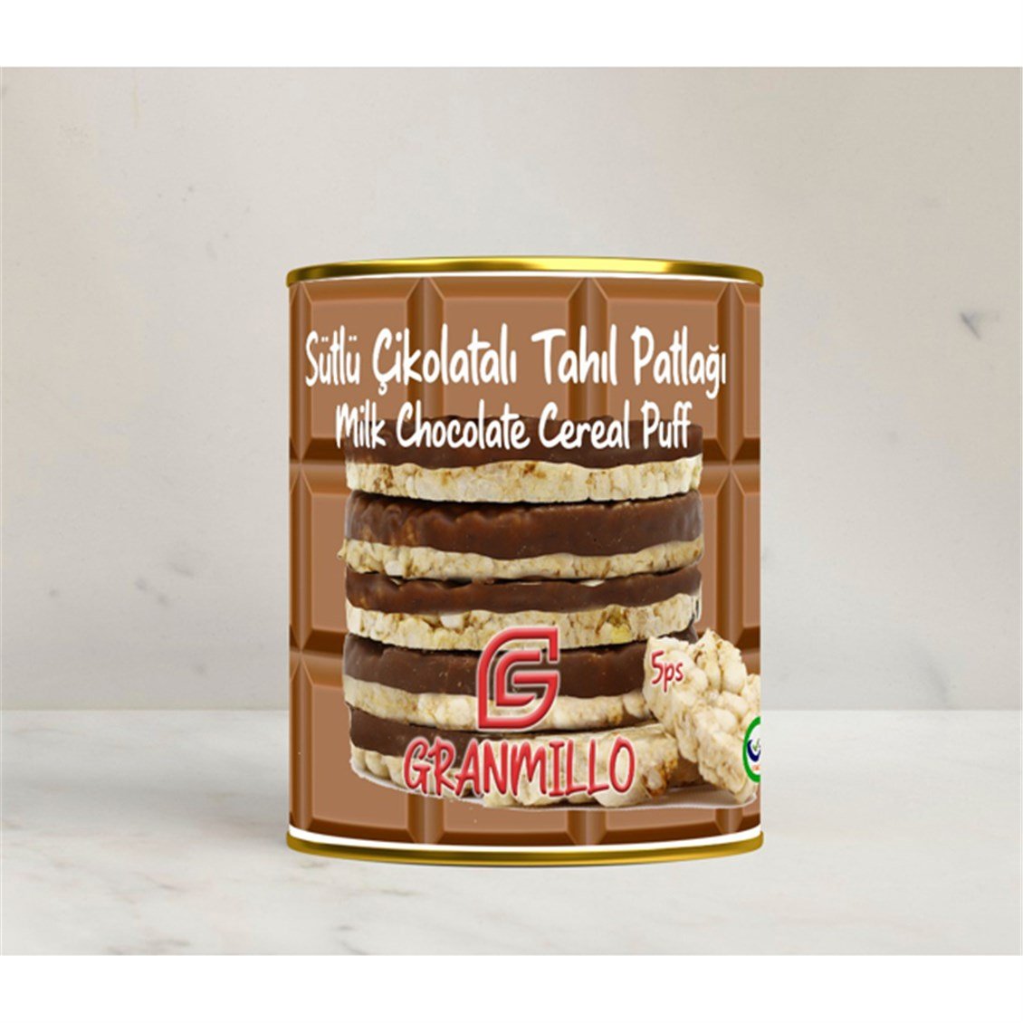 Granmillo Sütlü Çikolatalı Pirinç Patlağı 85 gr 5'li