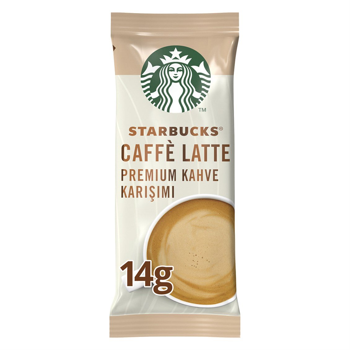 Starbucks Caffe Latte Premium Kahve 14Gr - Onur Market