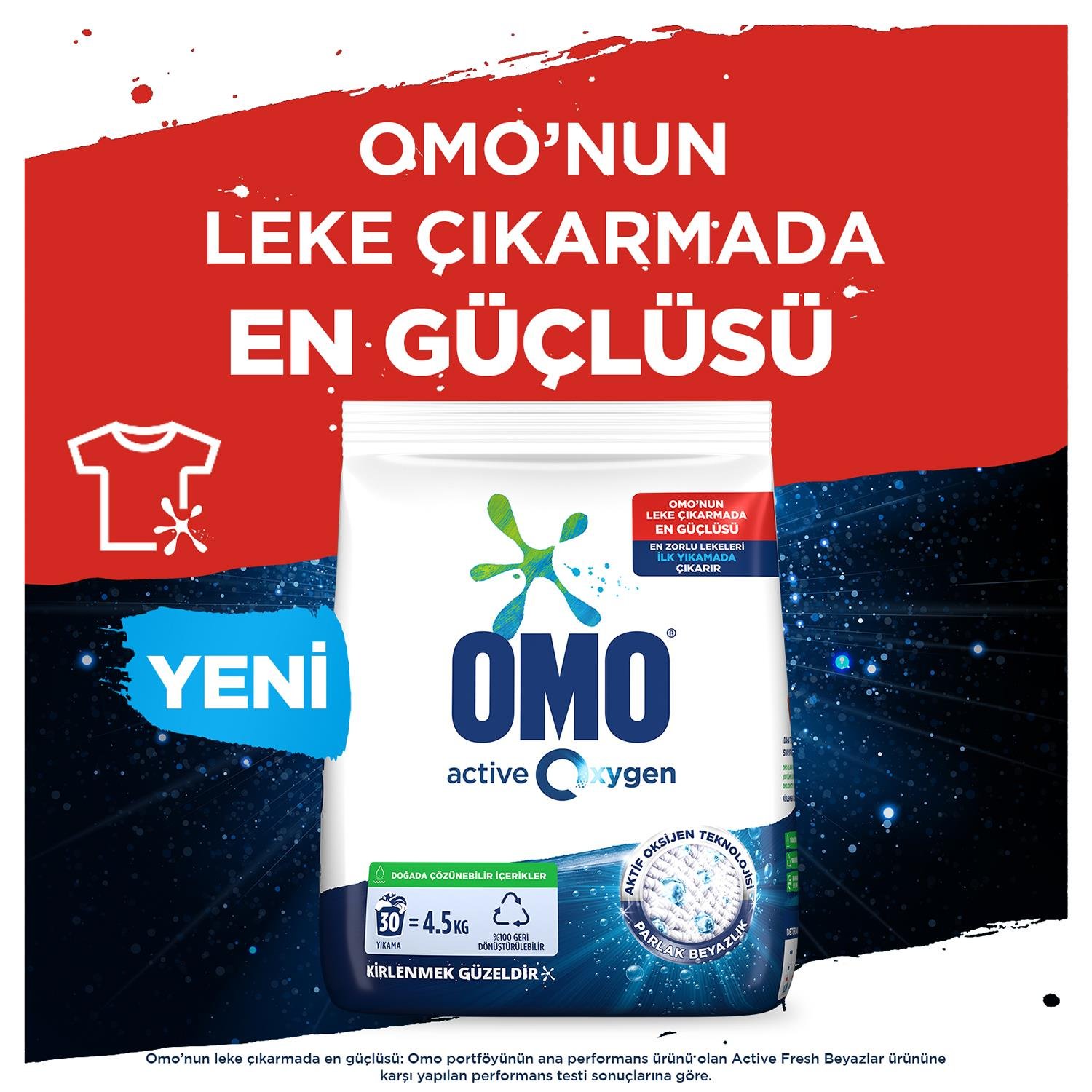 Omo Matik Active Oxygen Toz Deterjan 4.5 kg - Onur Market