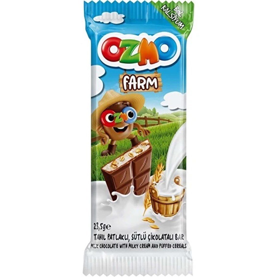 Şölen Ozmo Farm Tahıl Patlaklı Çikolata 23,5 gr