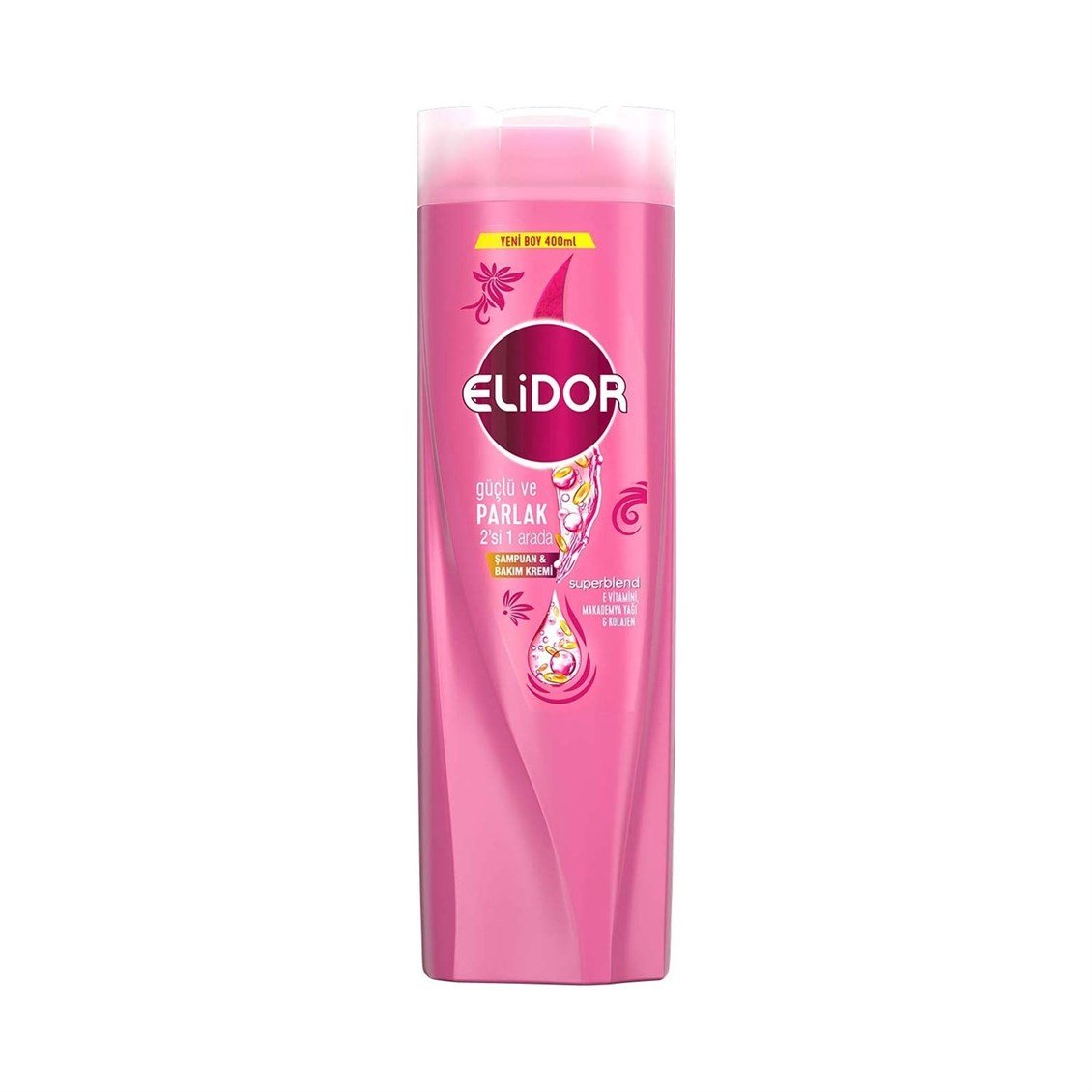 Elidor Şampuan Superblend 2'si 1 Arada Güçlü ve Parlak 400 ml - Onur Market