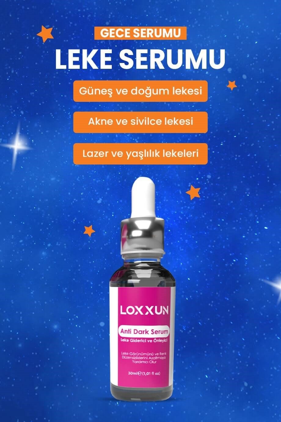 C Vitamini Serum + Kolajen Serum + Leke Serum Seti - Loxxun Kozmetik