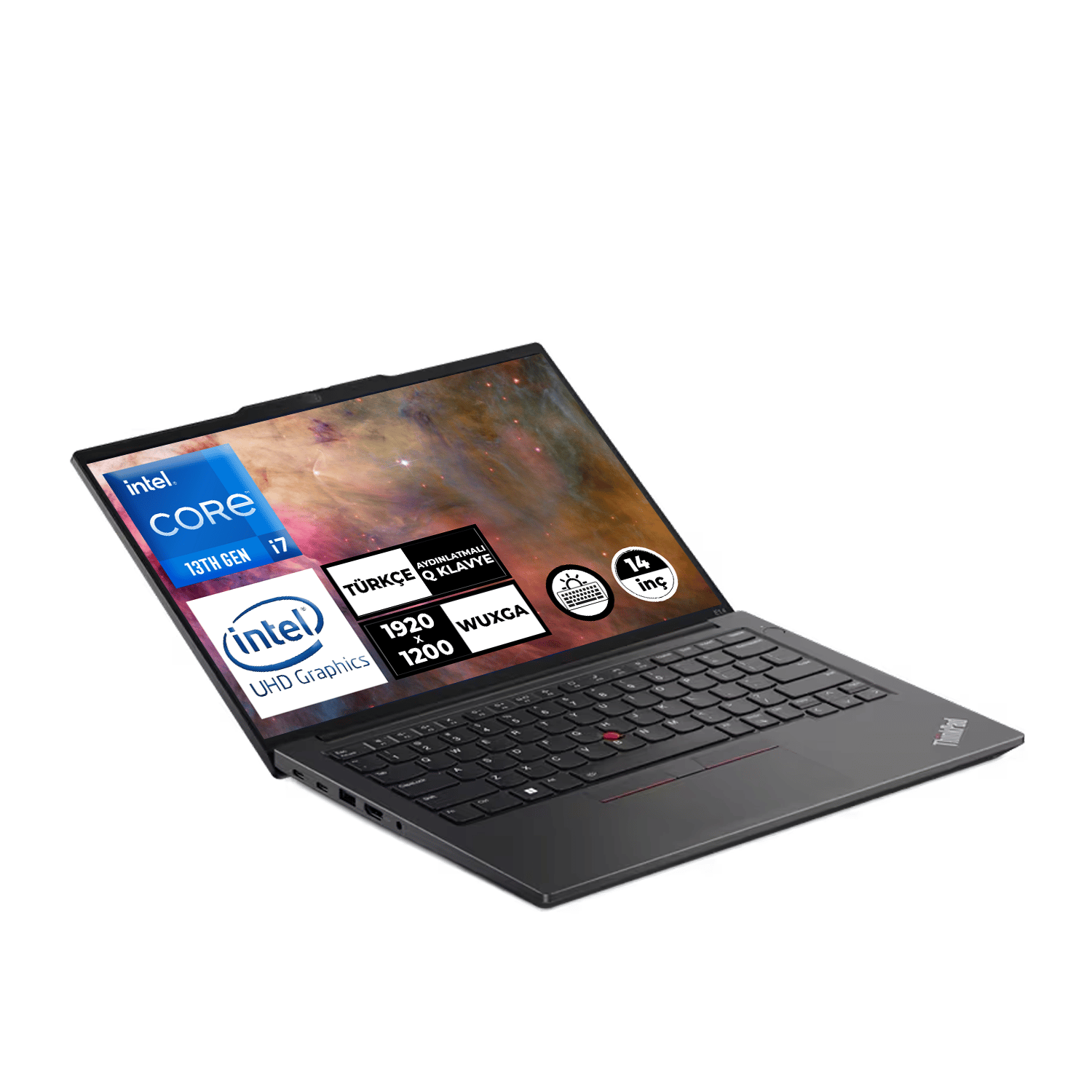 LENOVO ThinkPad E14 Gen 5 i7-13700H 32GB 512GB SSD 14" WUXGA Windows 11 Pro  Taşınabilir Bilgisayar 21JLS20KTX012