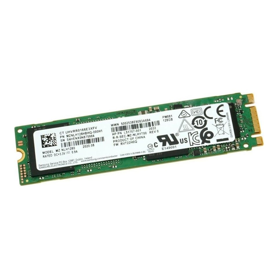 Samsung MZ-NLH128O PM881 128GB M2 Sata SSD