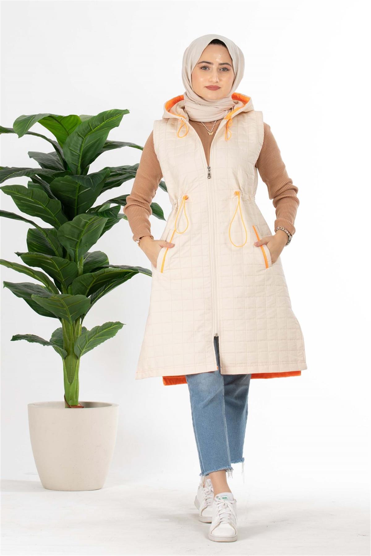 Quilted Women West-Beige