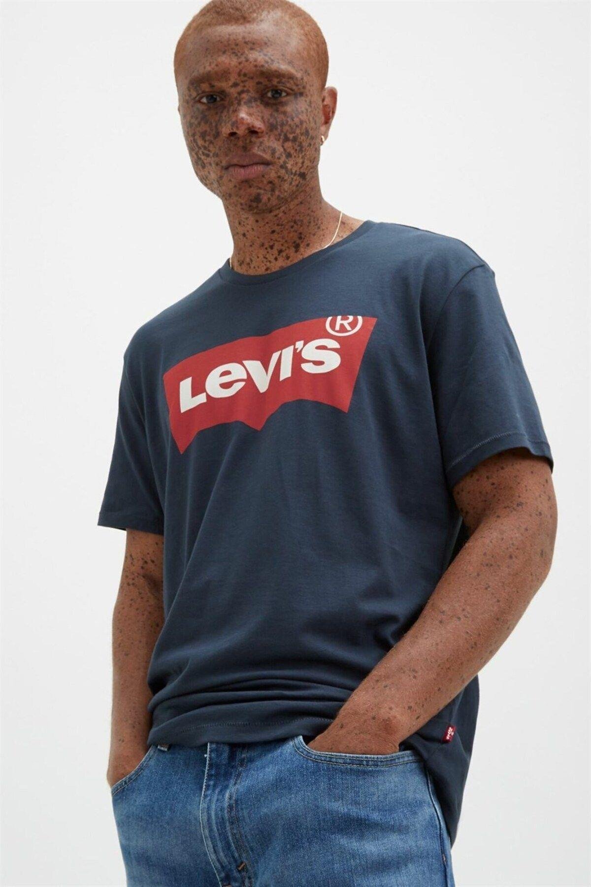 Levi s Erkek Batwing Logo Pamuklu T shirt 17783 0313