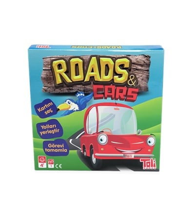 Toli Games Roads - Cars Yön Bulma Zeka Oyunu - Özel İndirim ve Fiyatlarla