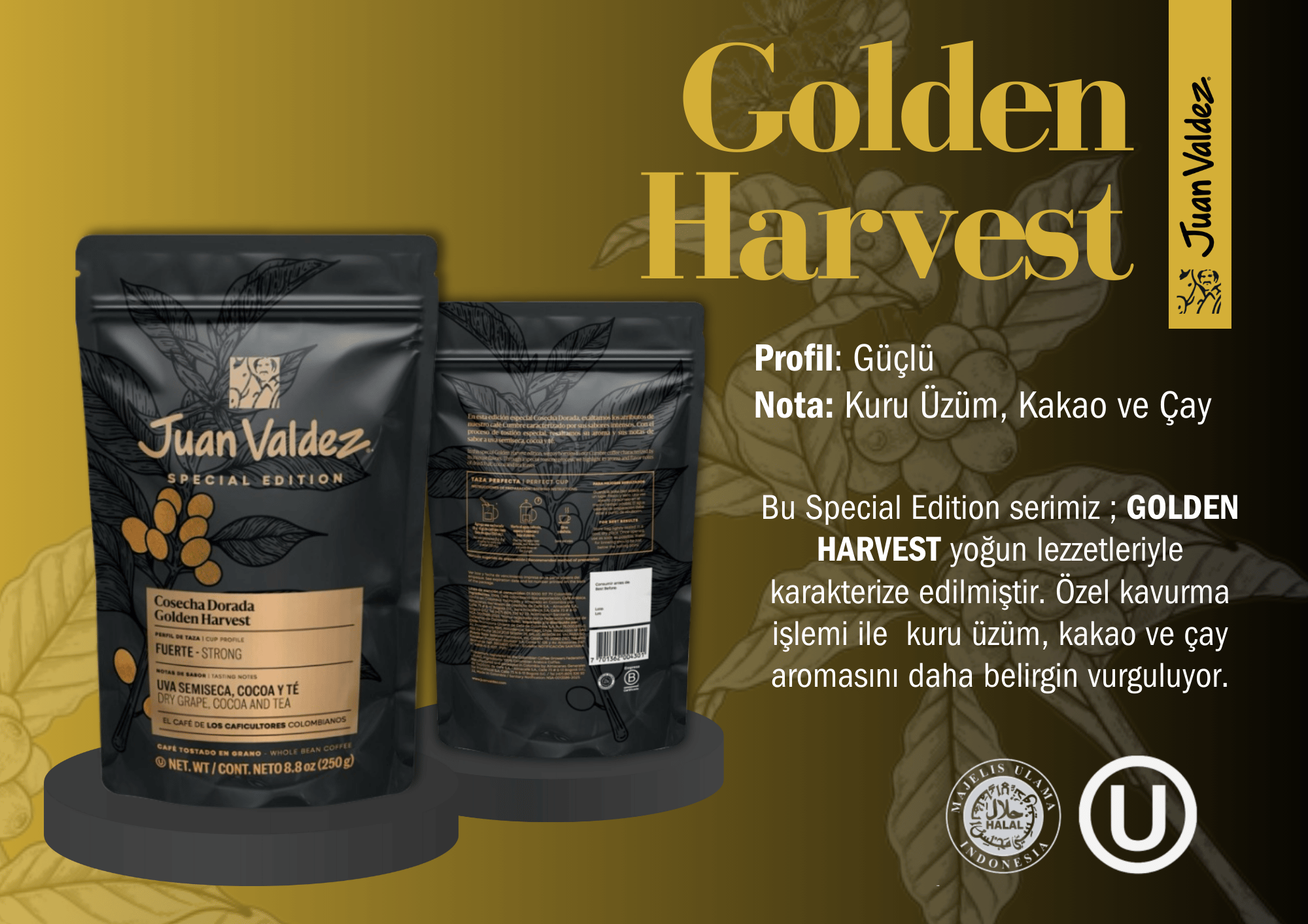 Golden Harvest Premium Selection Özel Seri Çekirdek Kahve