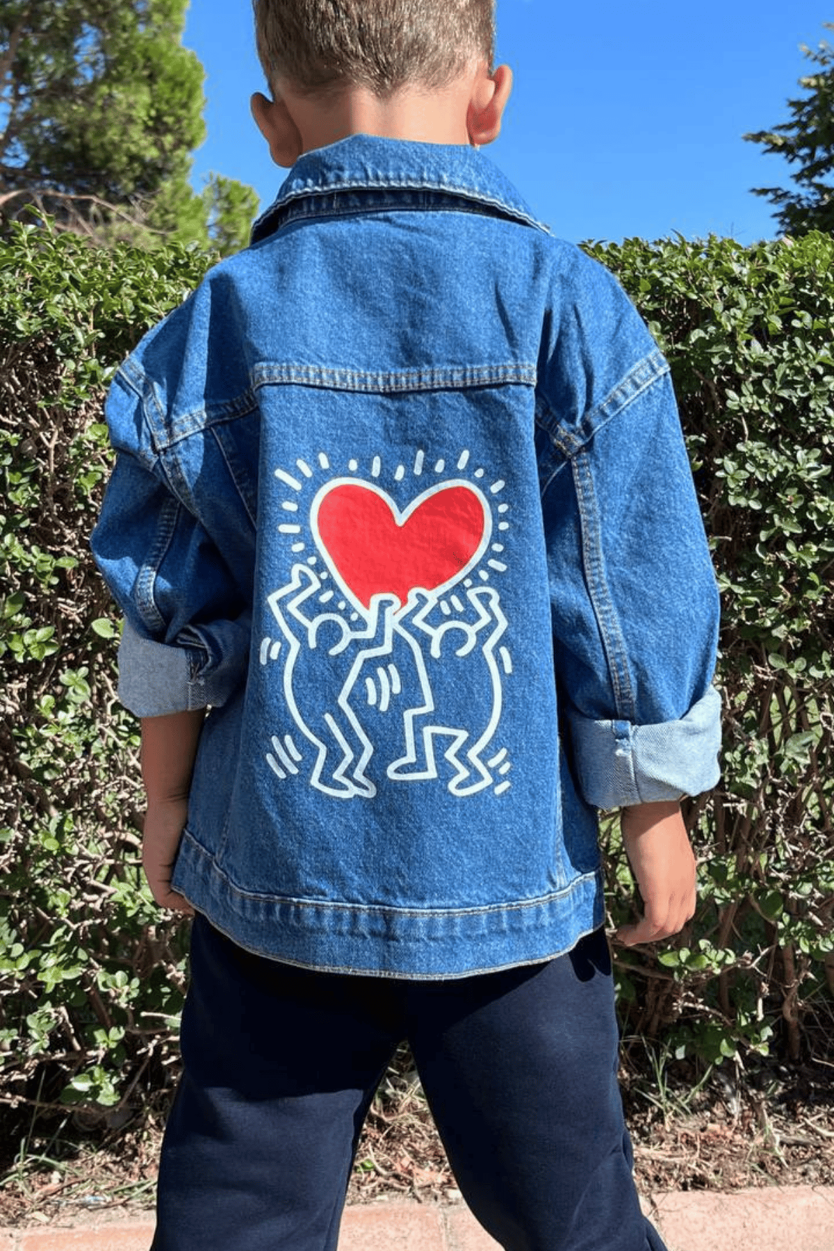 Unisex Denim Kalpli  Kot Ceket