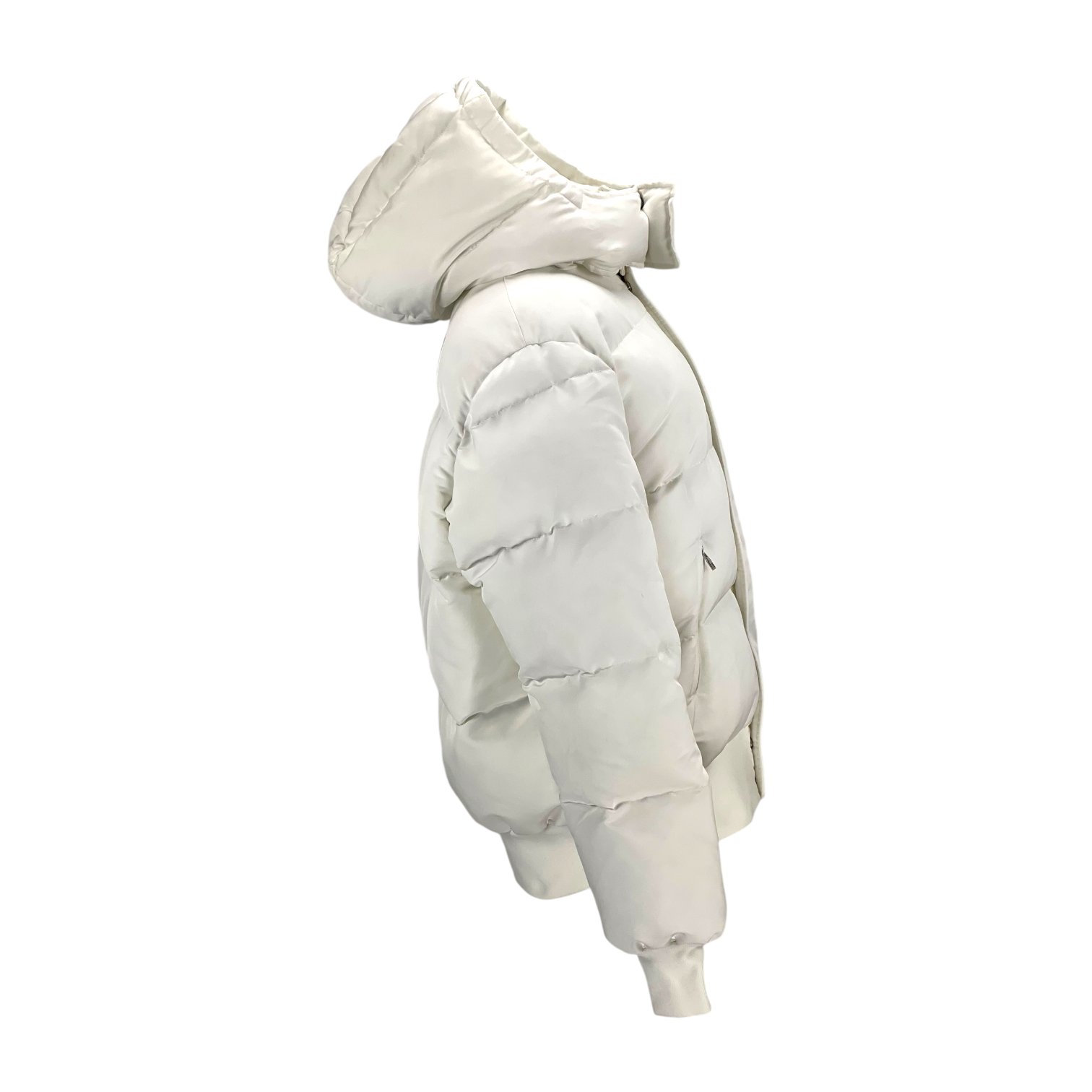 Alexander McQueen Graffiti Logo Print Puffer White Jacket 50