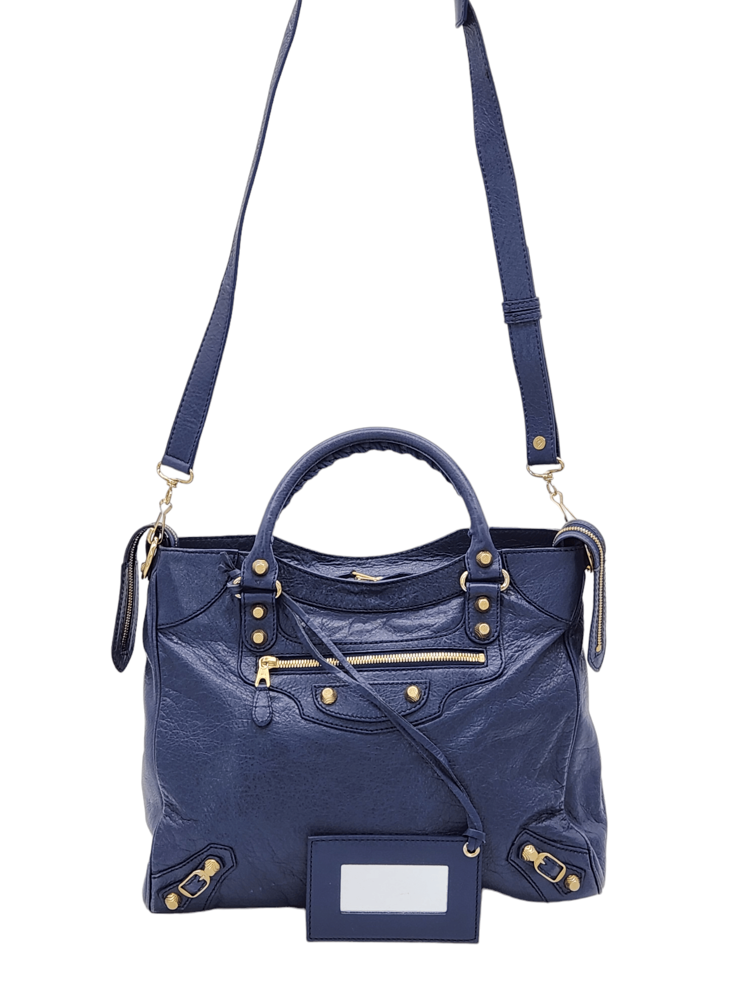 Balenciaga Agneau Giant 12 Bleu Profond Velo Bag Fiyat