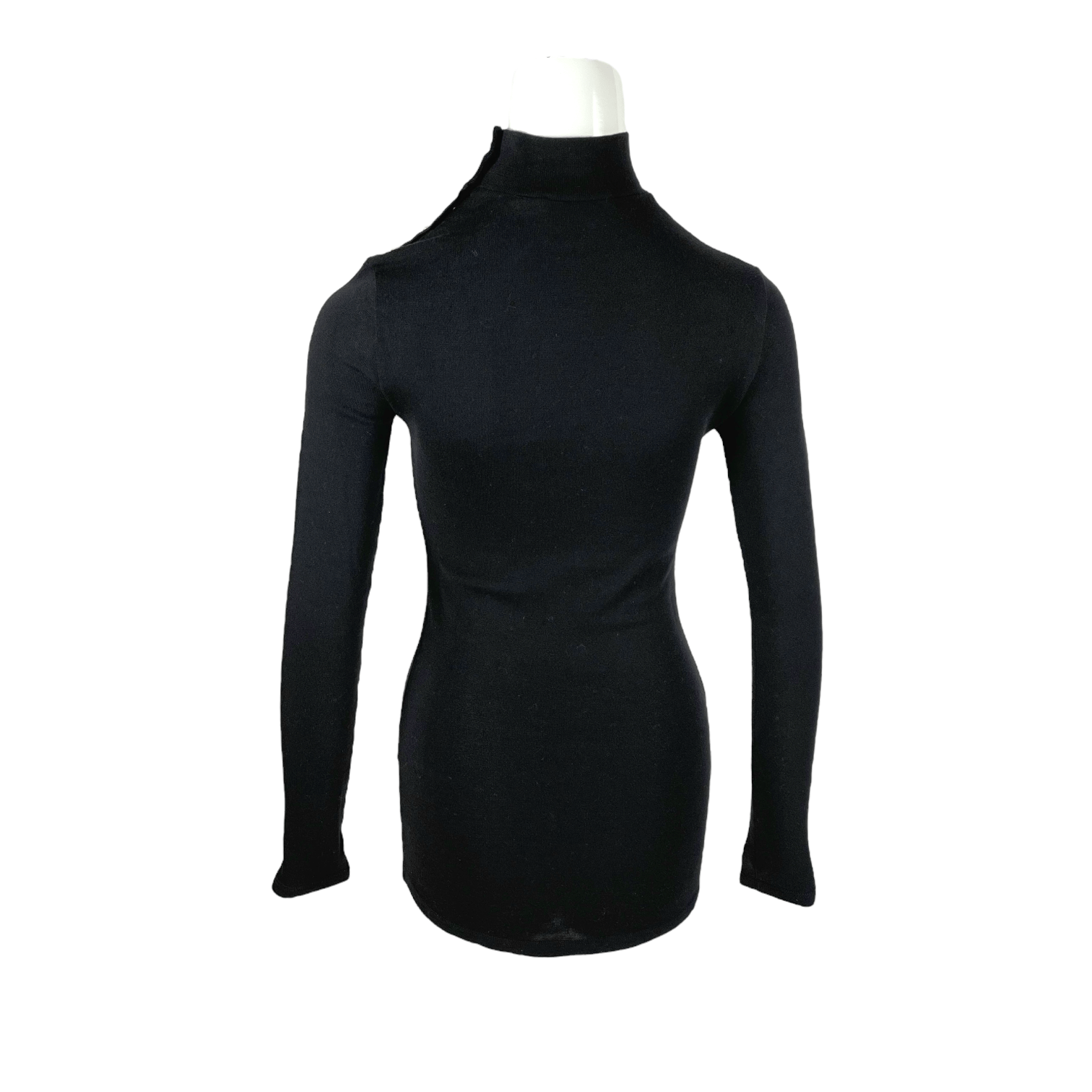 Balmain Black Turtleneck Sweater 36