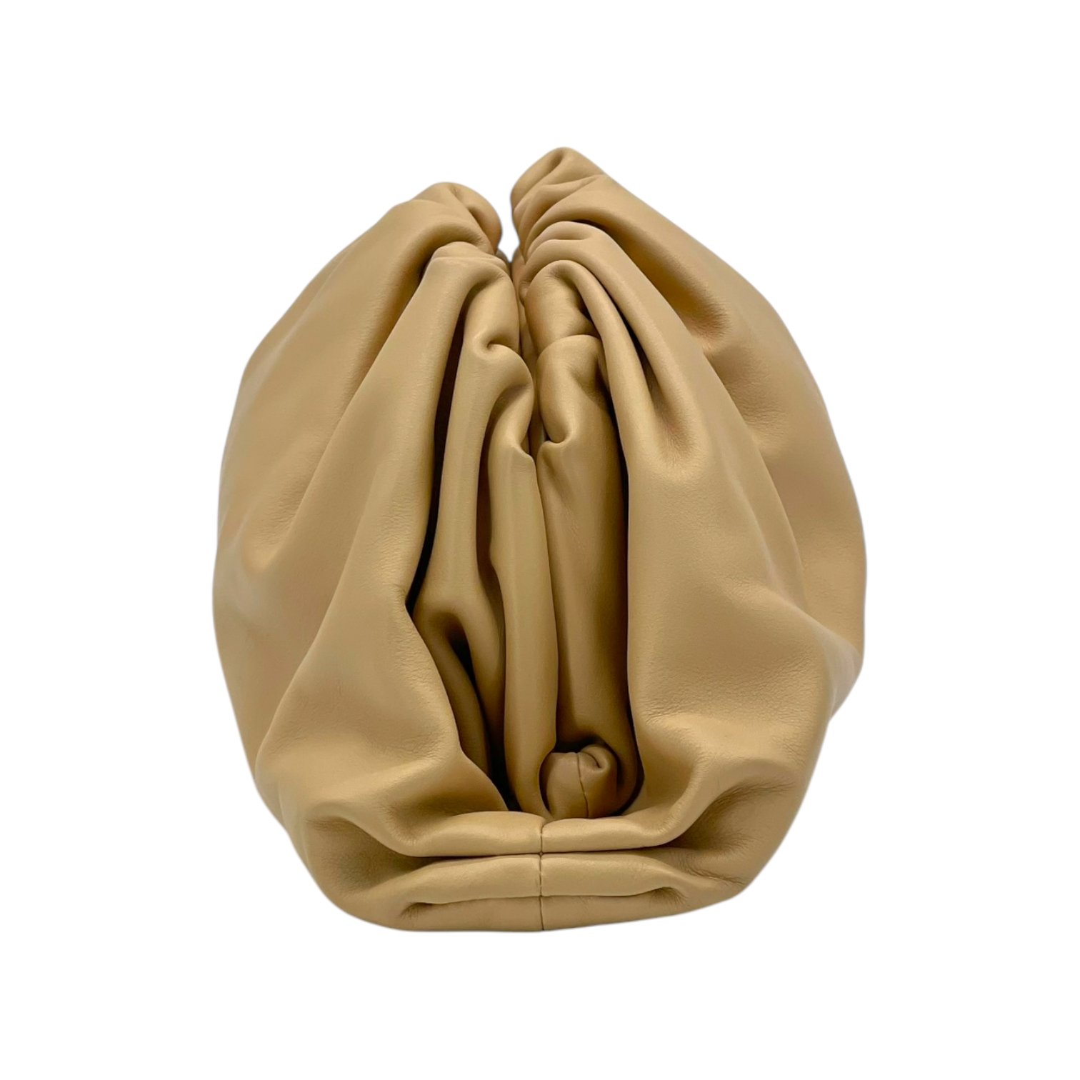 Bottega Veneta Beige Leather Teen Pouch