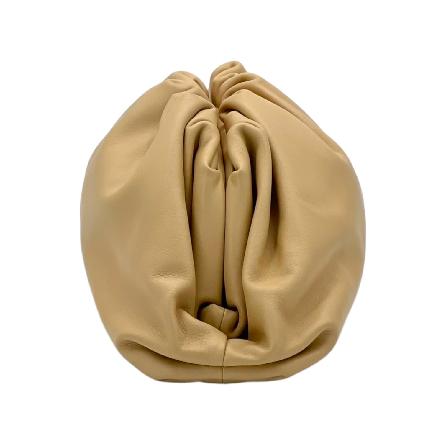 Bottega Veneta Beige Leather Teen Pouch