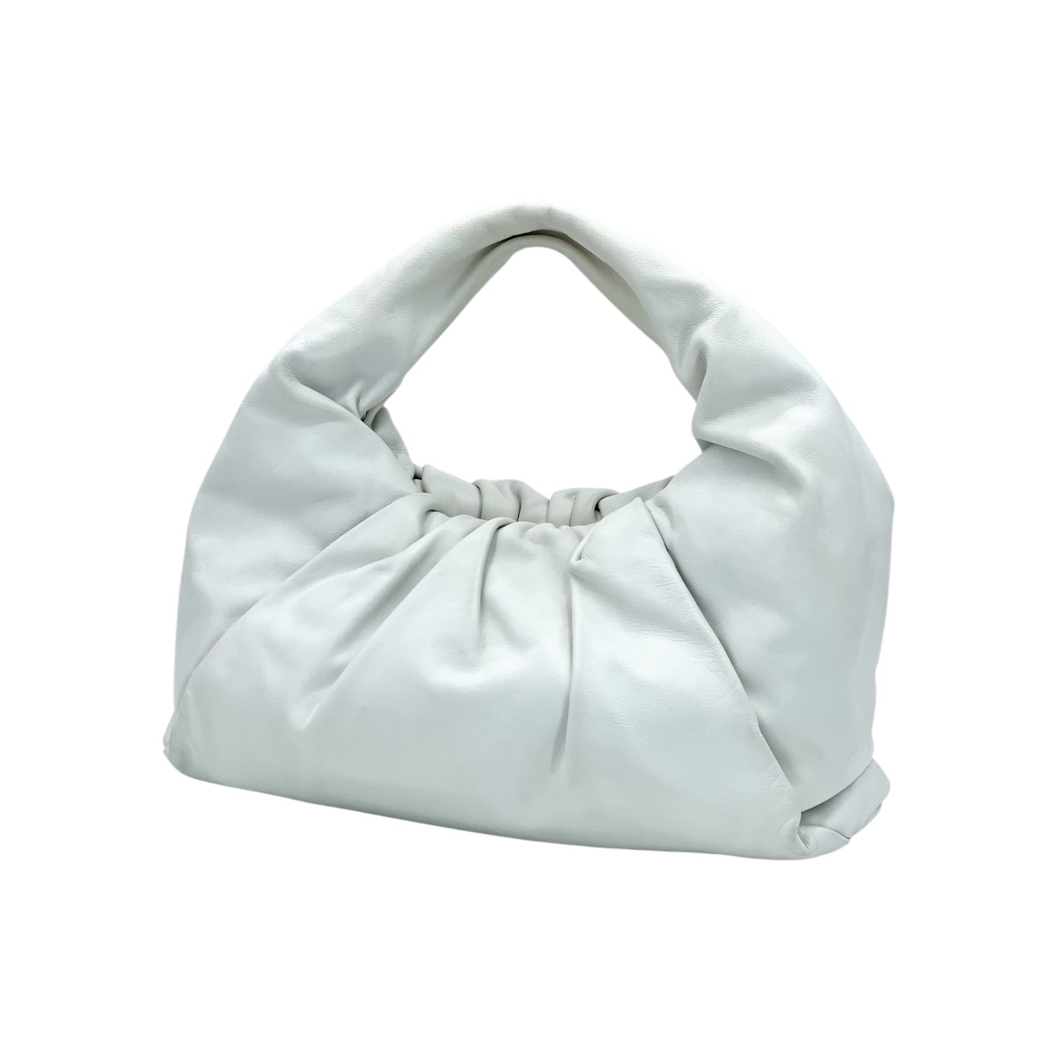 Bottega Veneta White Leather Pouch