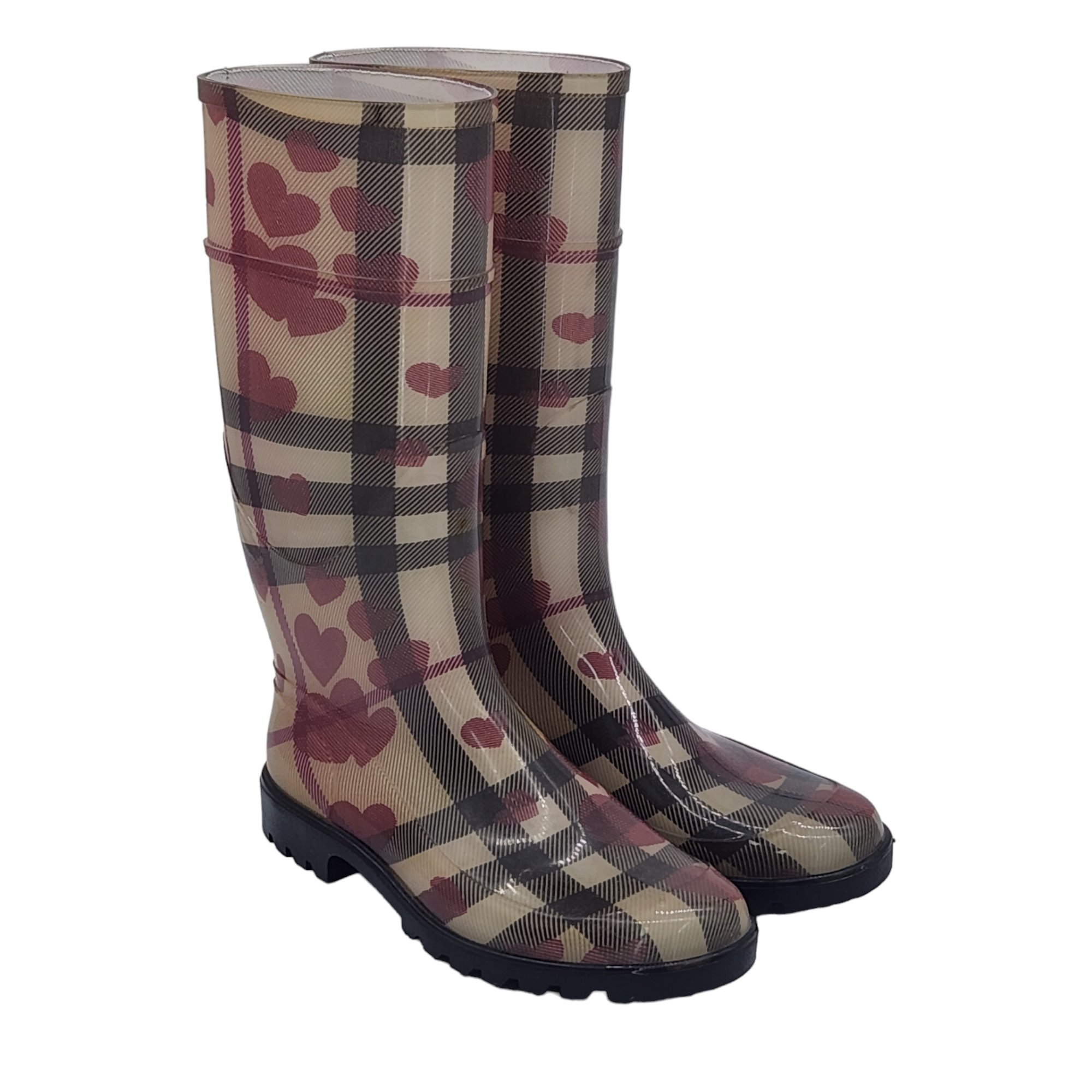 Burberry heart rain on sale boots