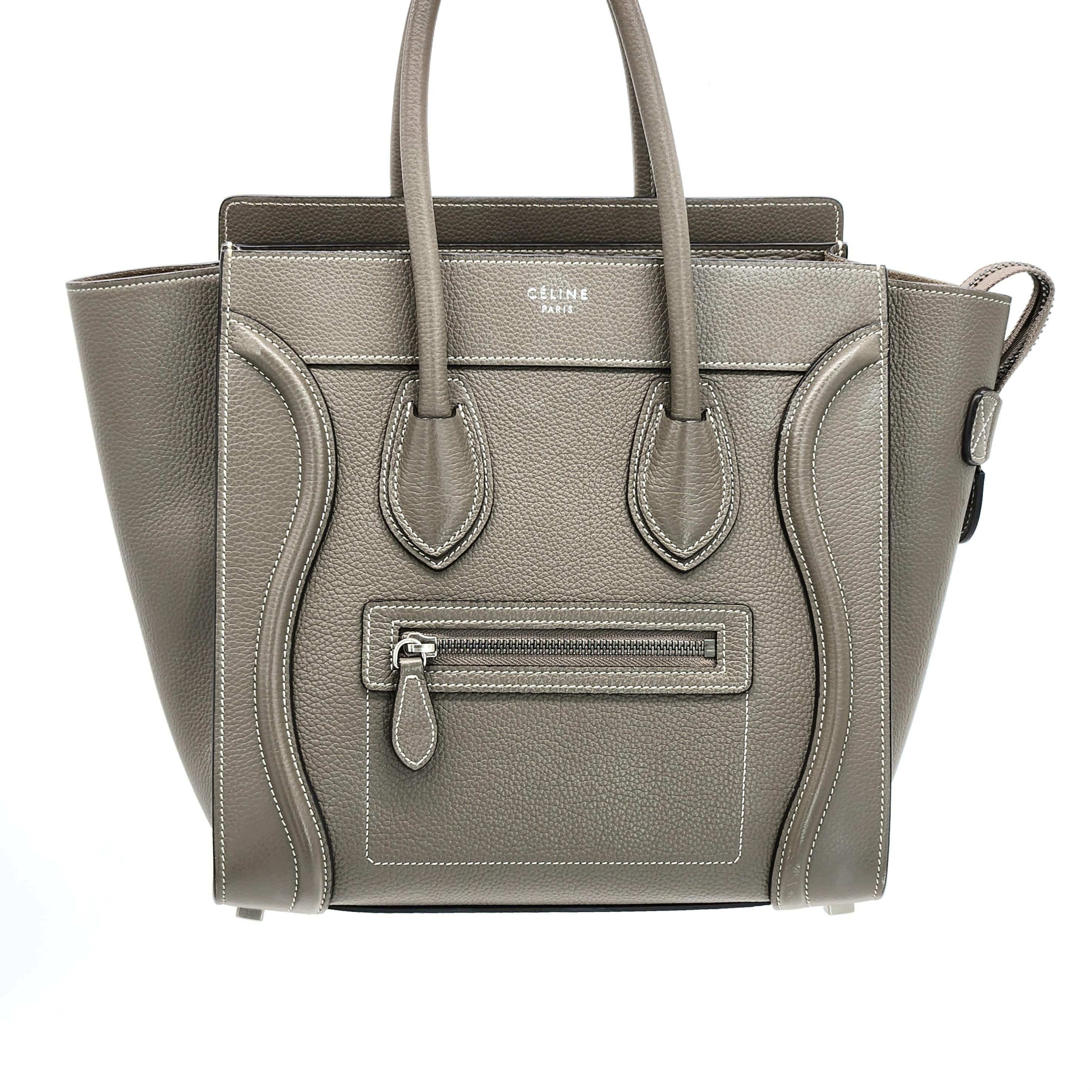 Celine Calfskin Souris Medium Luggage Bag Fiyat