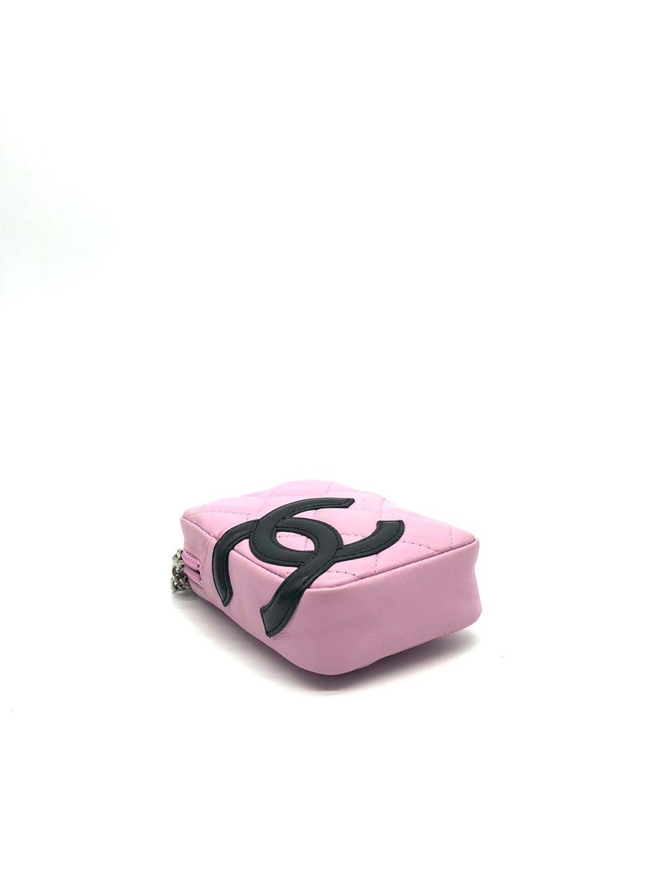 Chanel 2000S Pink Mini Cambon Pouch