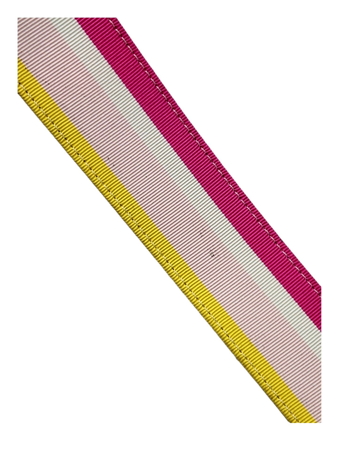 Chanel Camellia Logo Multicolor Nylon Metal Buckle Belt 90
