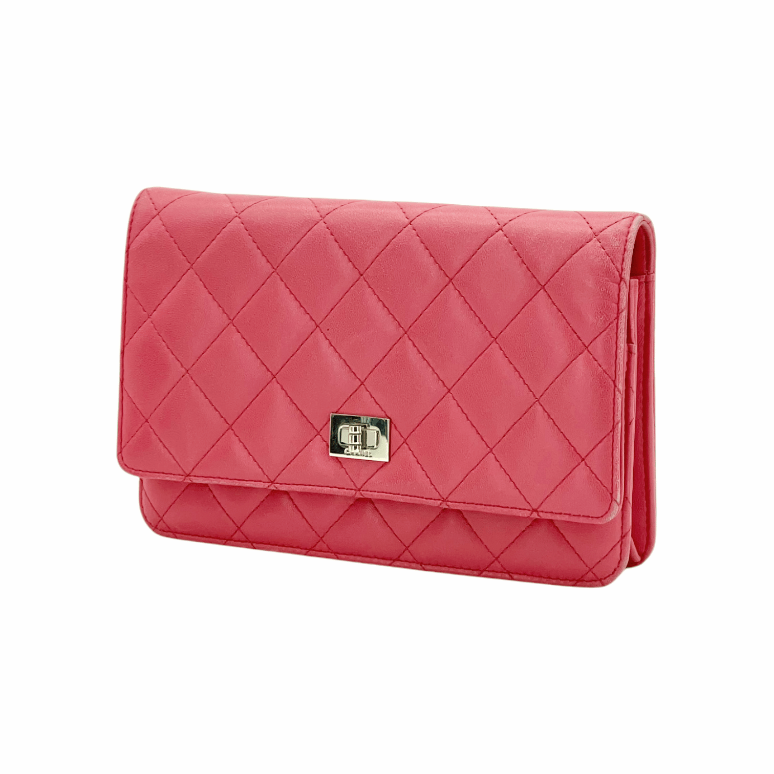 Chanel Coral Lambskin 2.55 Reissue Woc