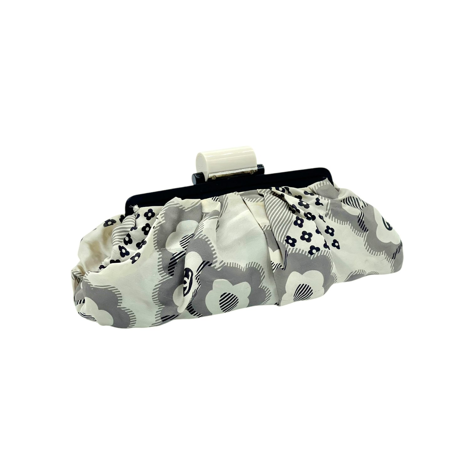 Chanel Silk Fabric Clutch