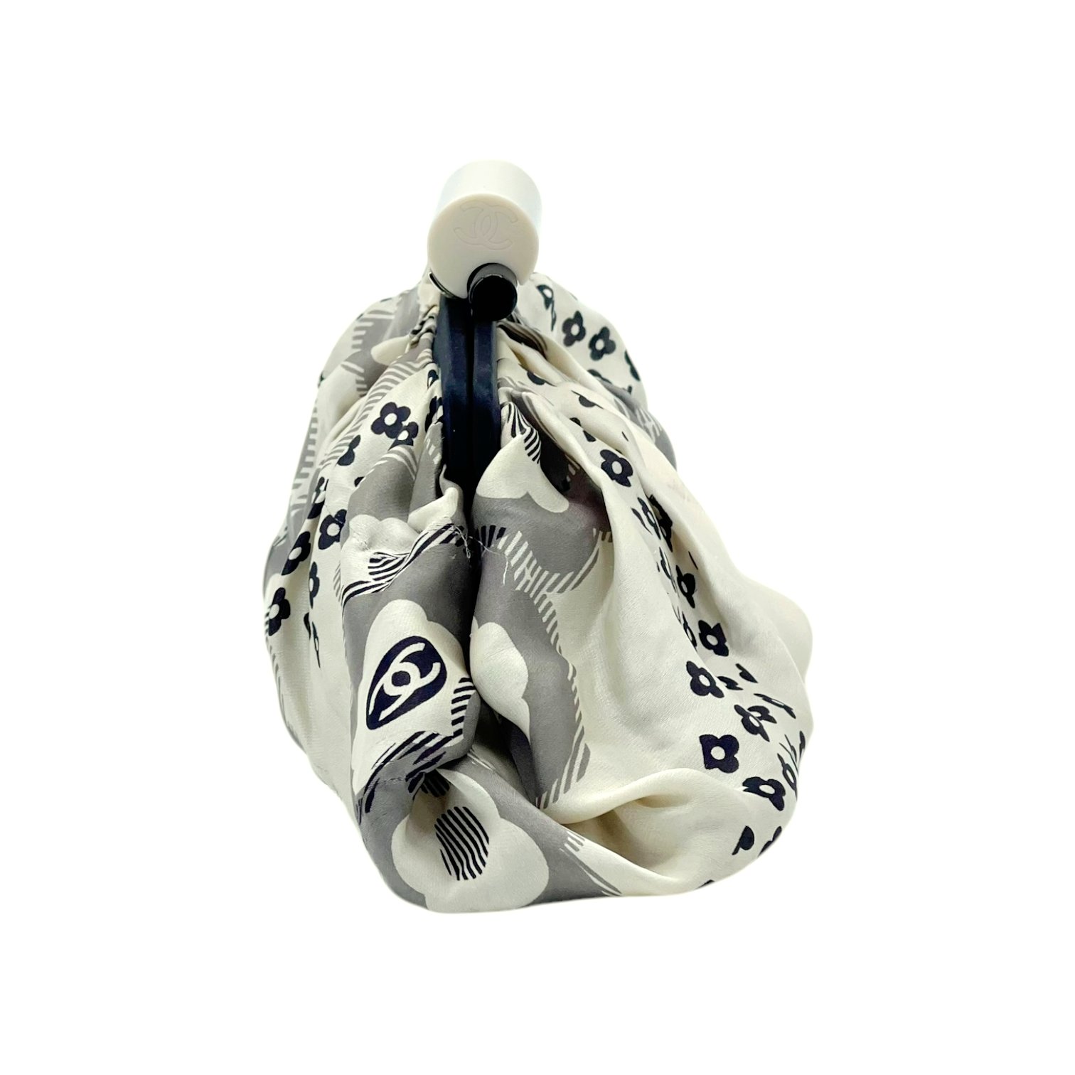 Chanel Silk Fabric Clutch