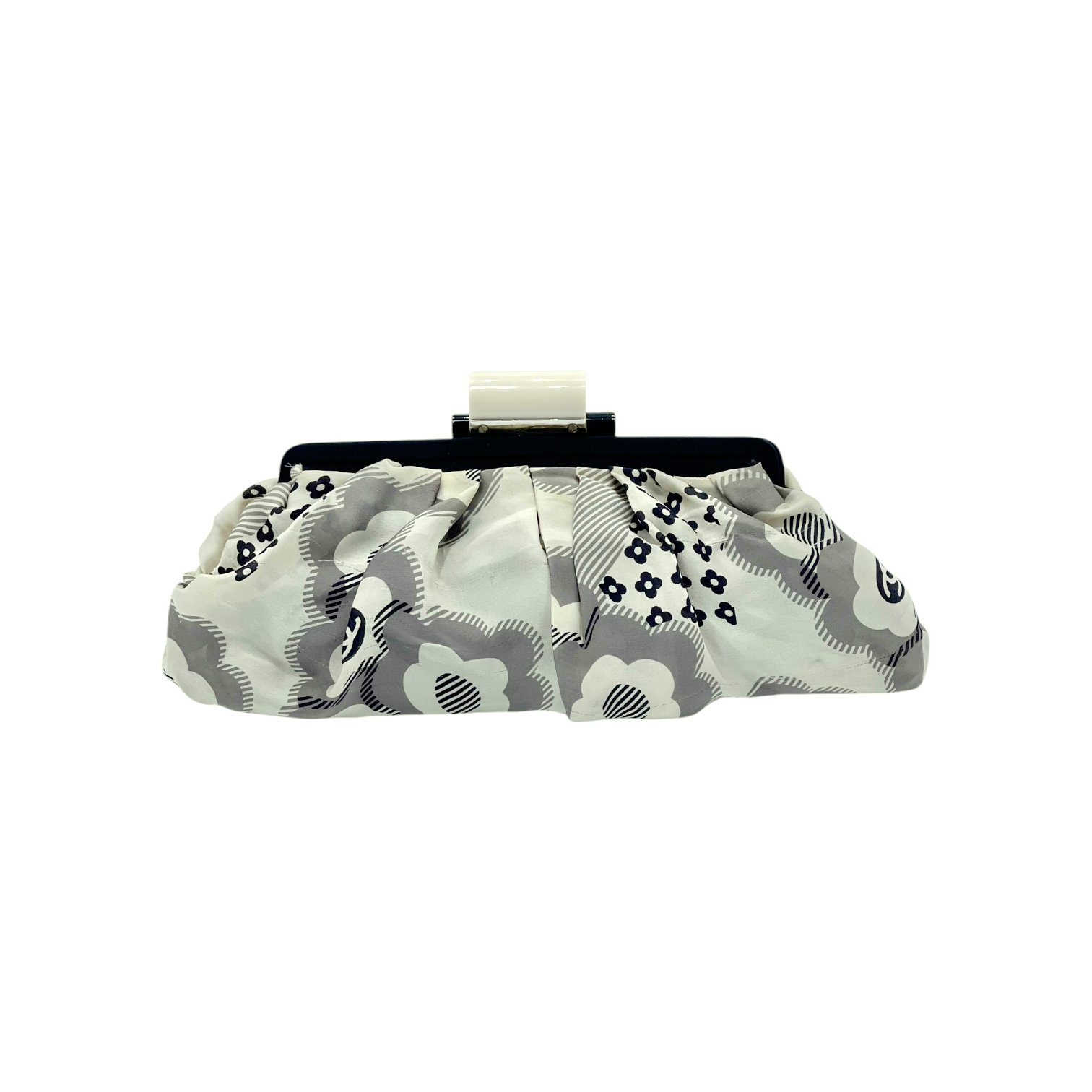 Chanel Silk Fabric Clutch