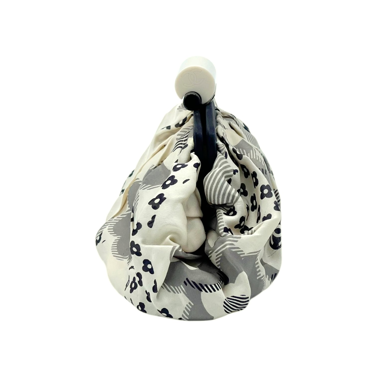 Chanel Silk Fabric Clutch