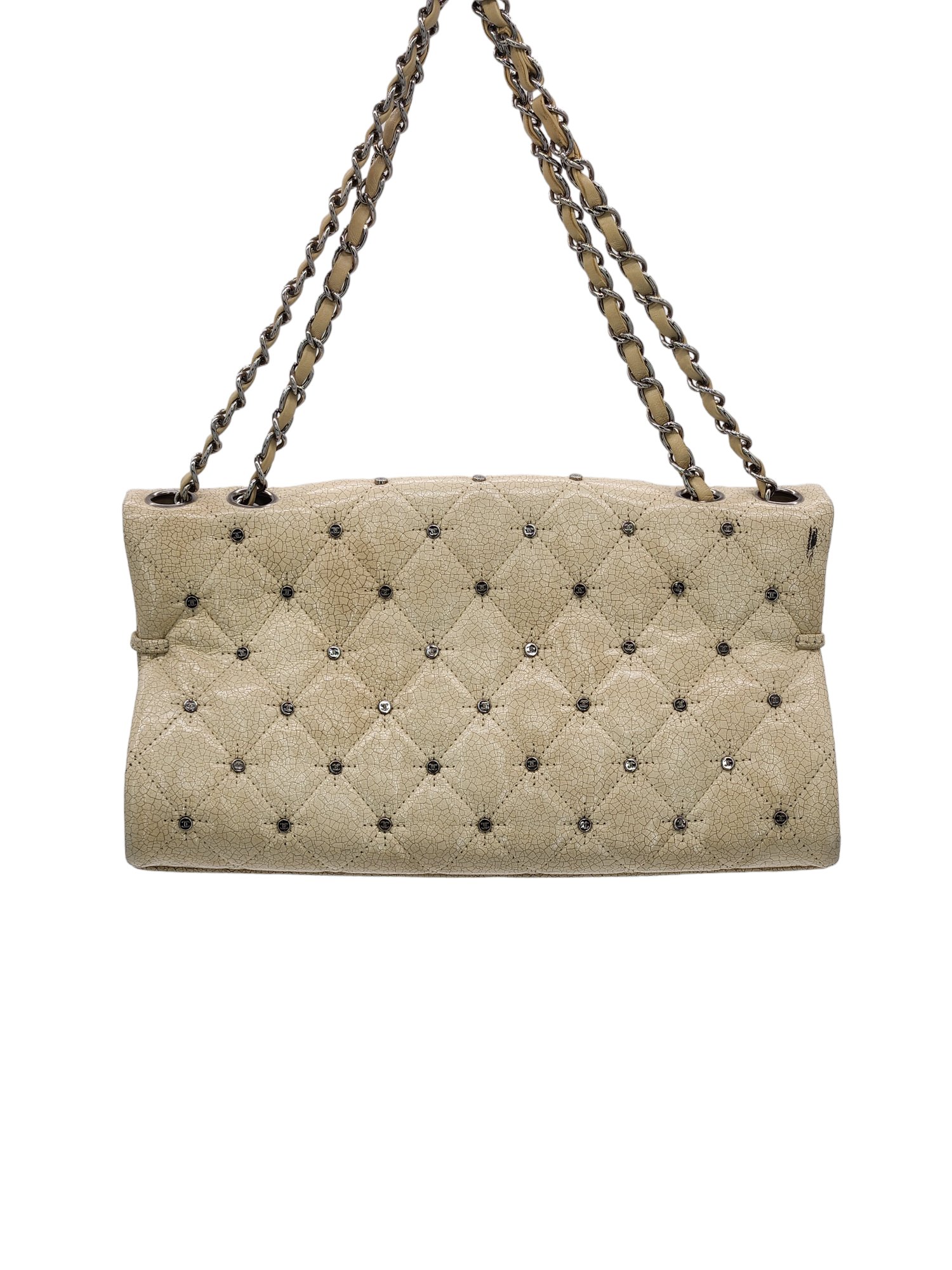 Chanel beige bag classic best sale