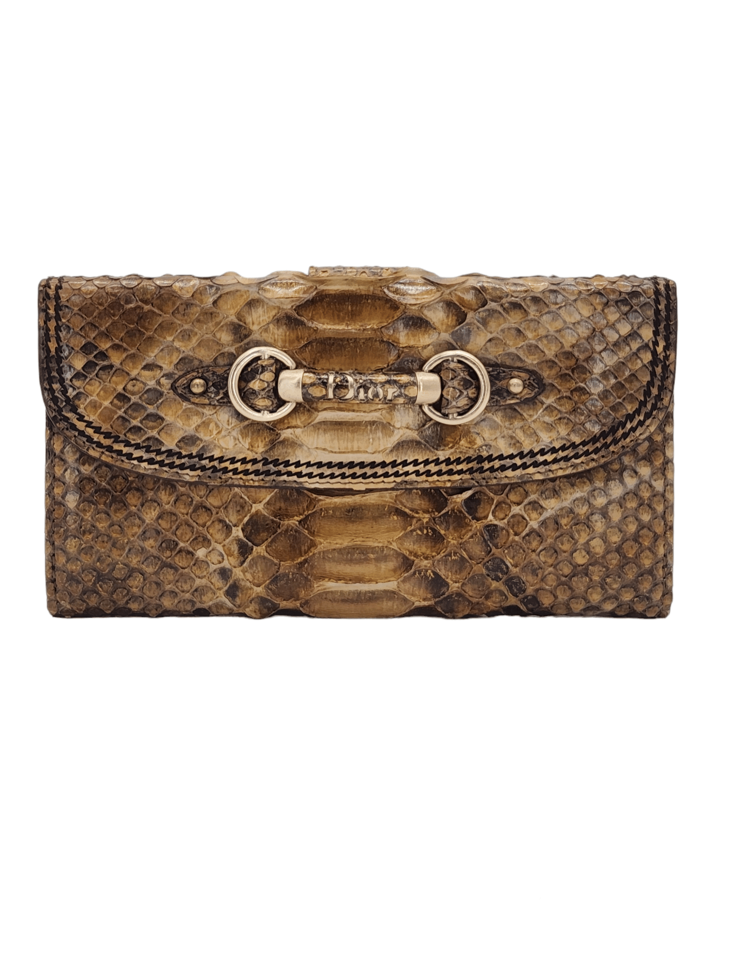 Christian Dior Light Brown Snakeskin Wallet Fiyat