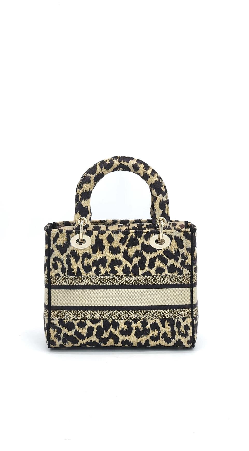 Christian Dior Leopard Canvas Medium Lady Dior Fiyat