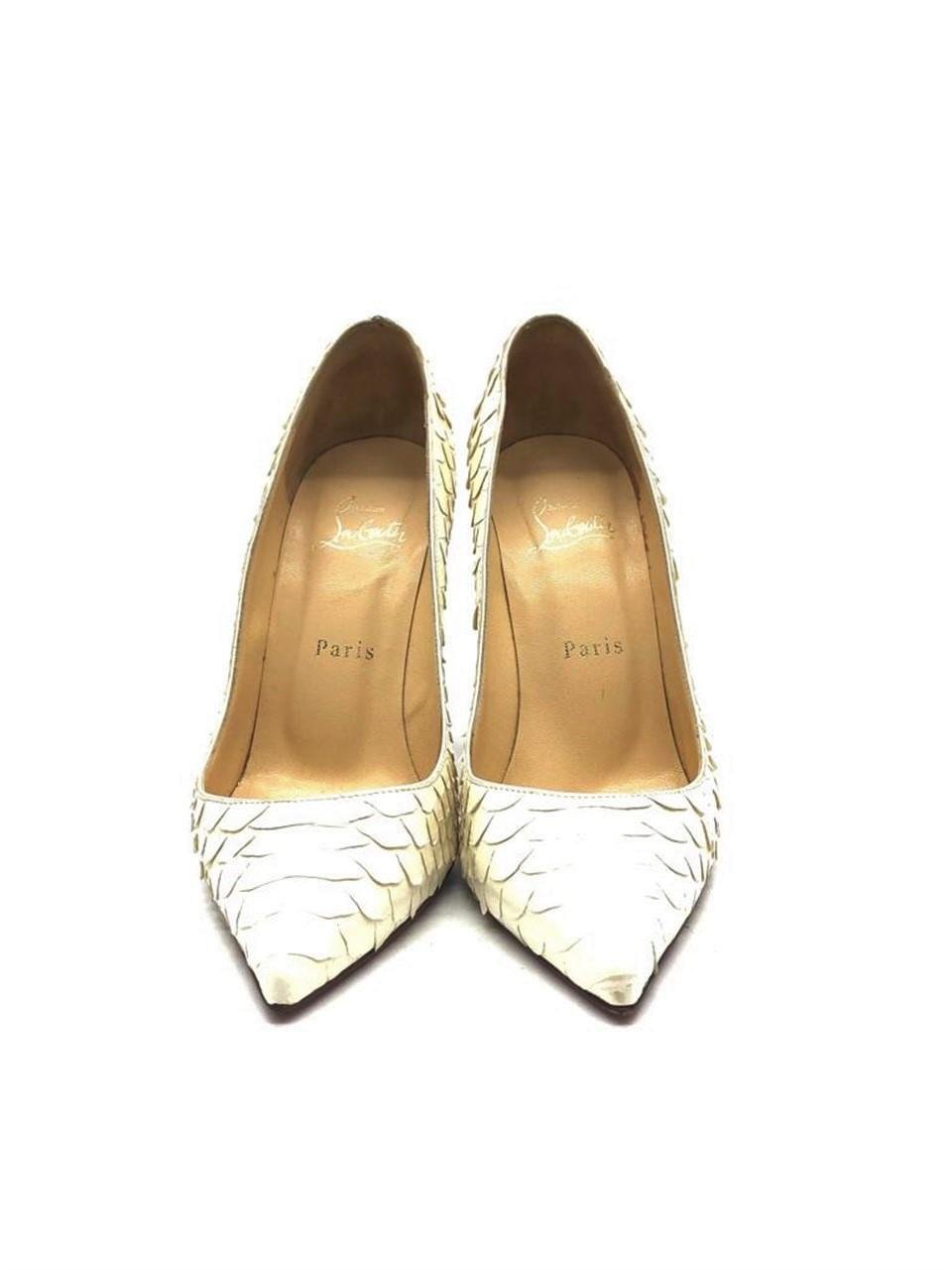 Christian louboutin white pigalle online
