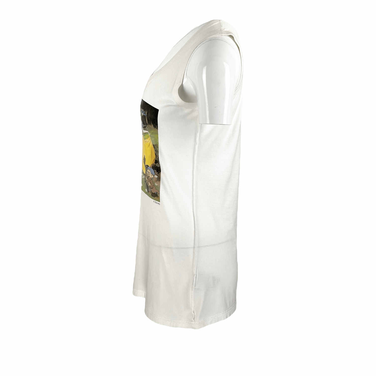 Dolce Gabbana White Print Sleeveless  IT40