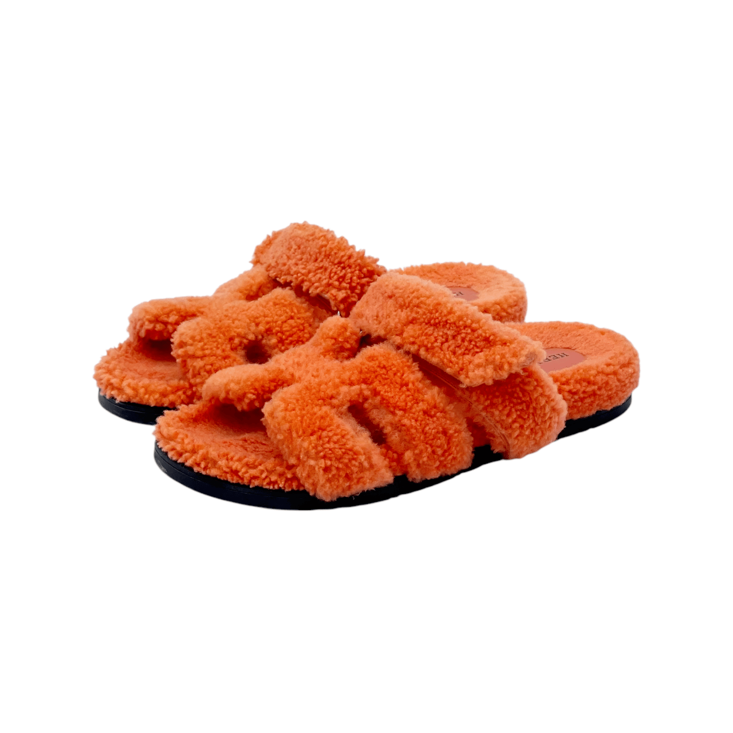 Hermes Chypre Orange Sandals 39