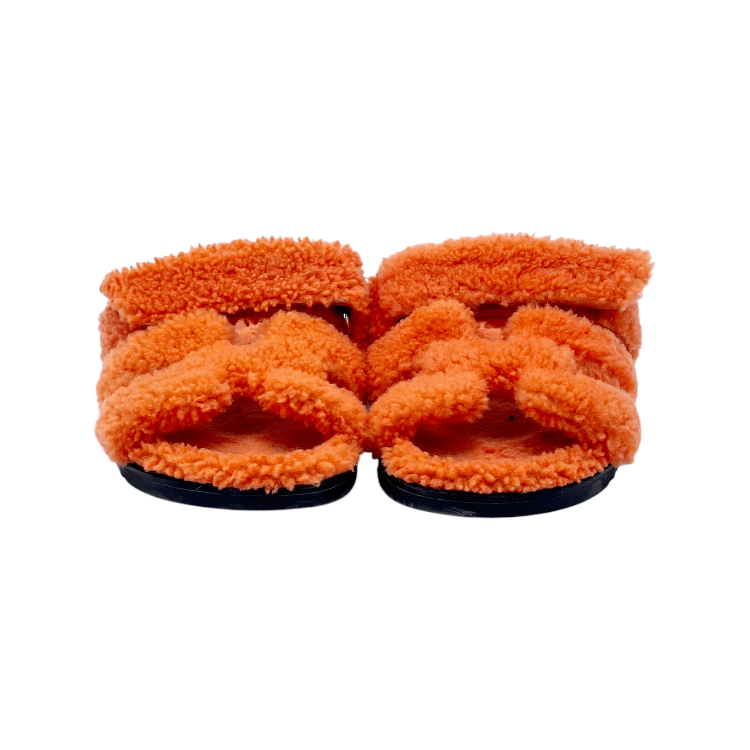 Hermes Chypre Orange Sandals 39