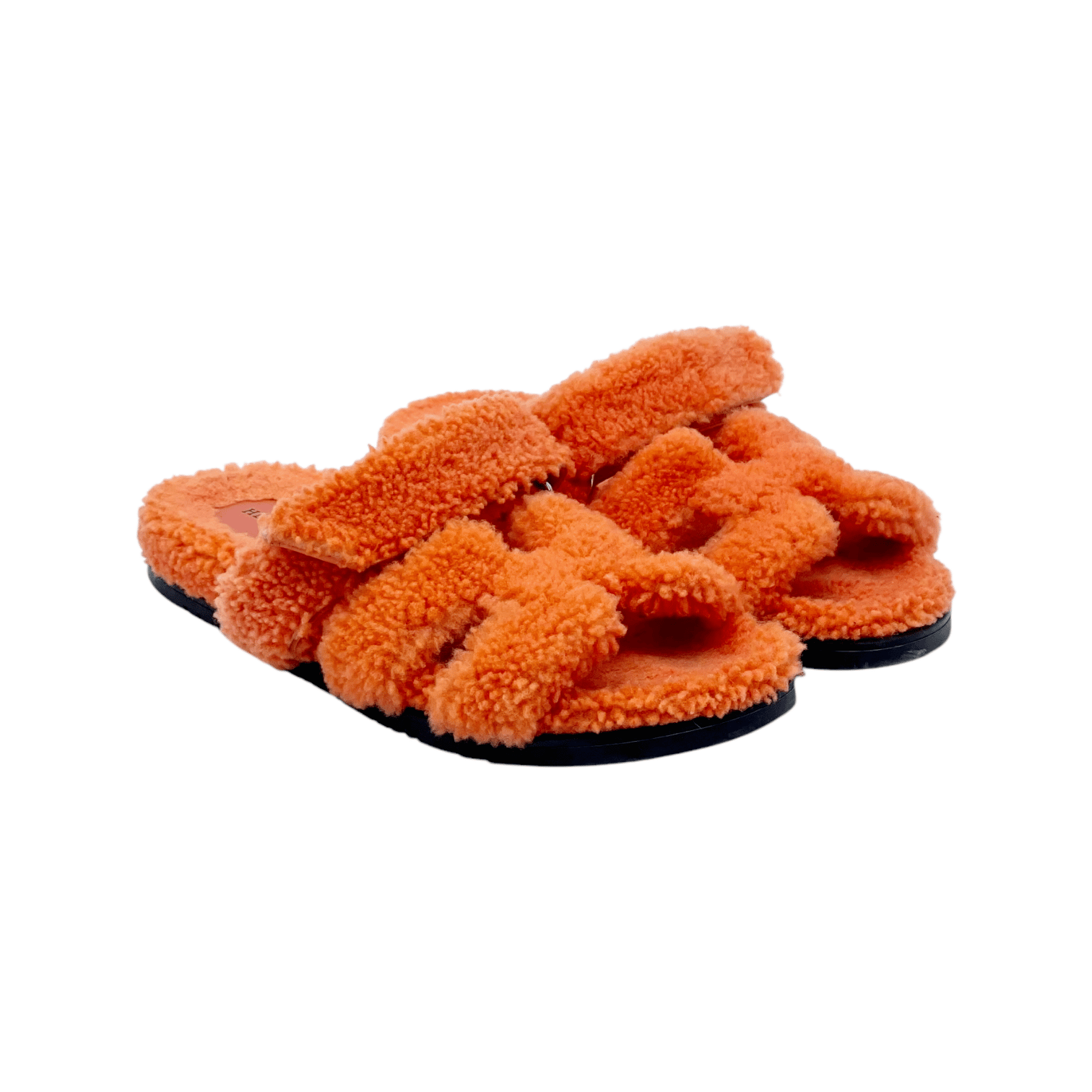 Hermes Chypre Orange Sandals 39