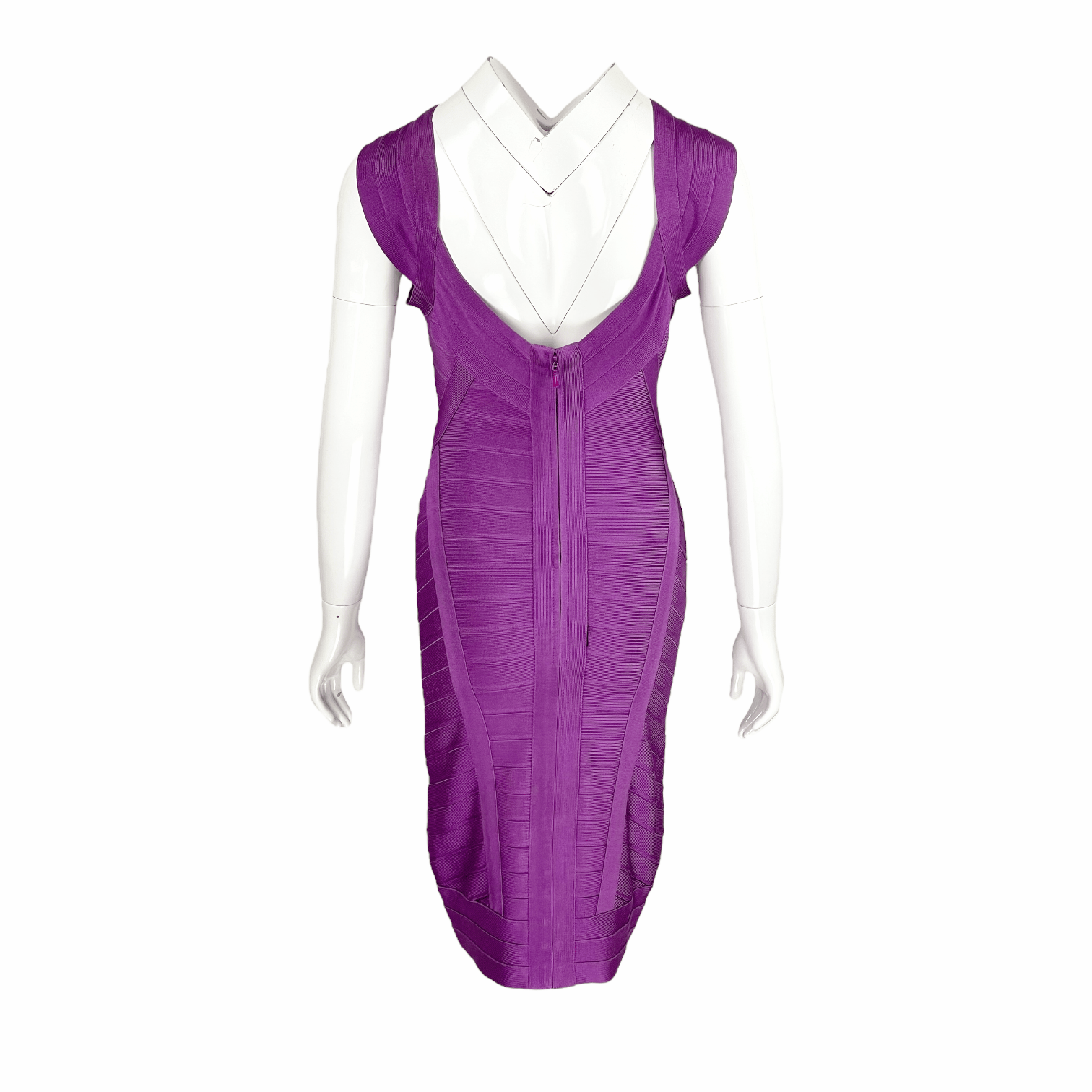 Herve Leger Purple Dress S