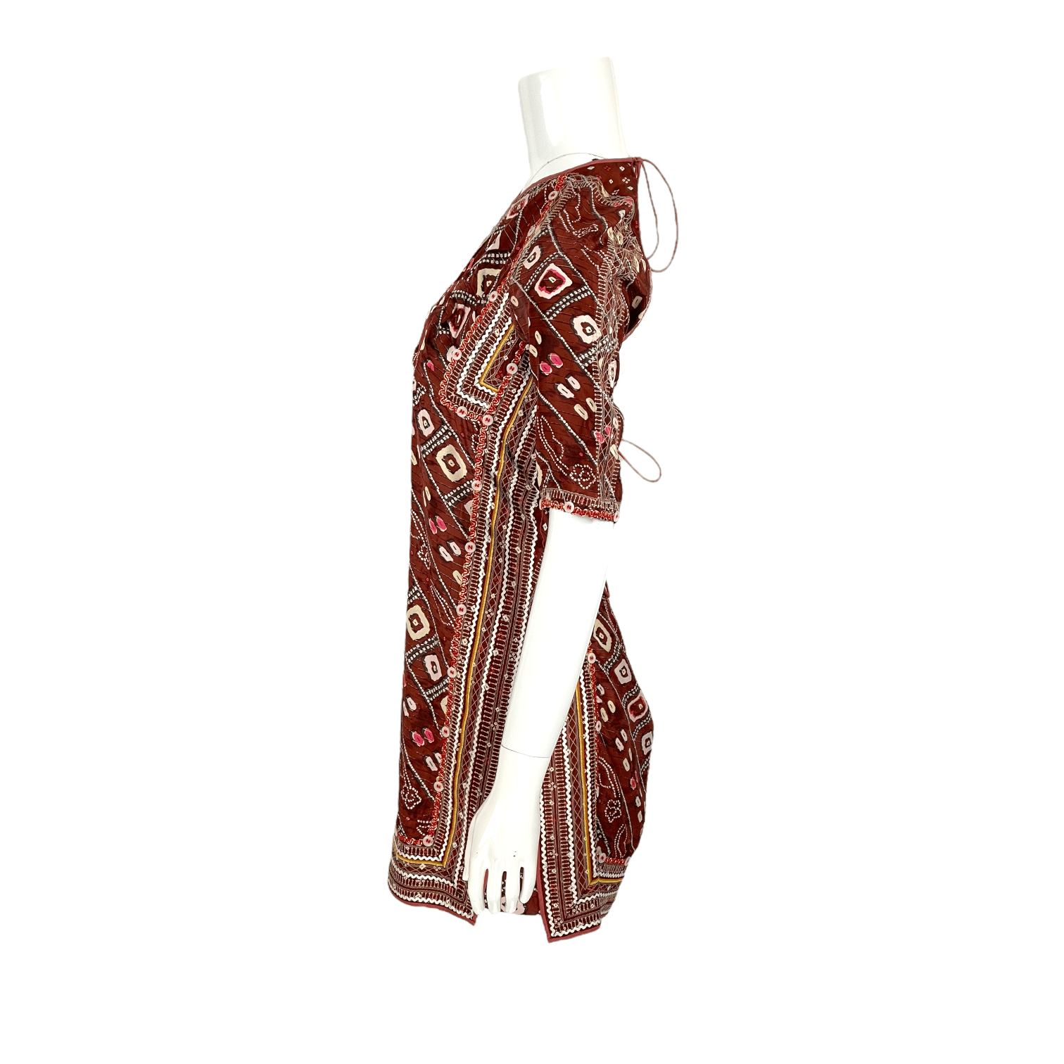 Isabel Marant Burgundy Silk Dress 38