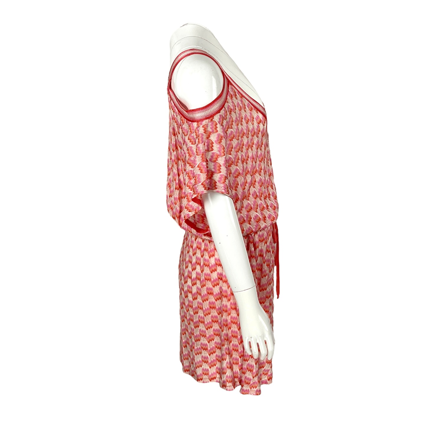 Missoni Mare Pink White Viscose Coverups IT42