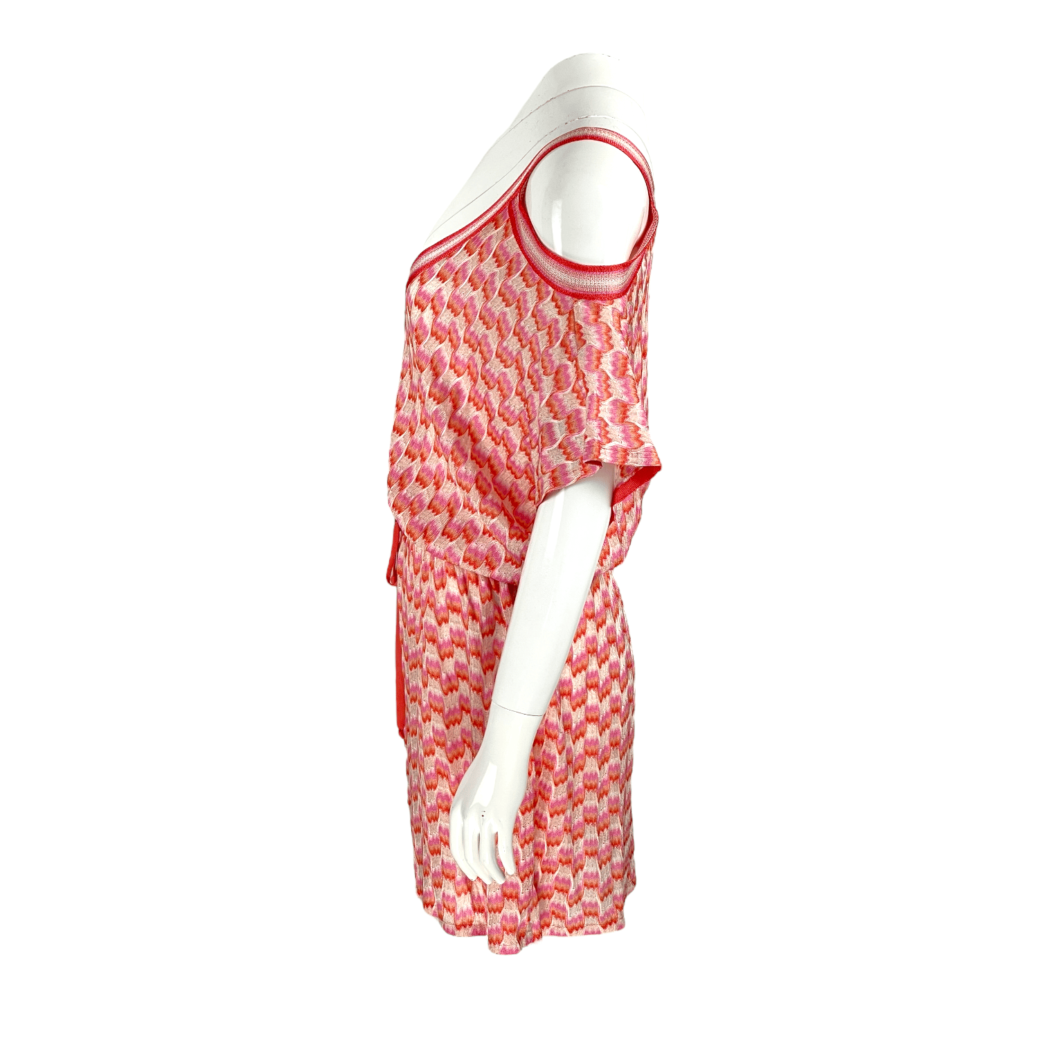 Missoni Mare Pink White Viscose Coverups IT42