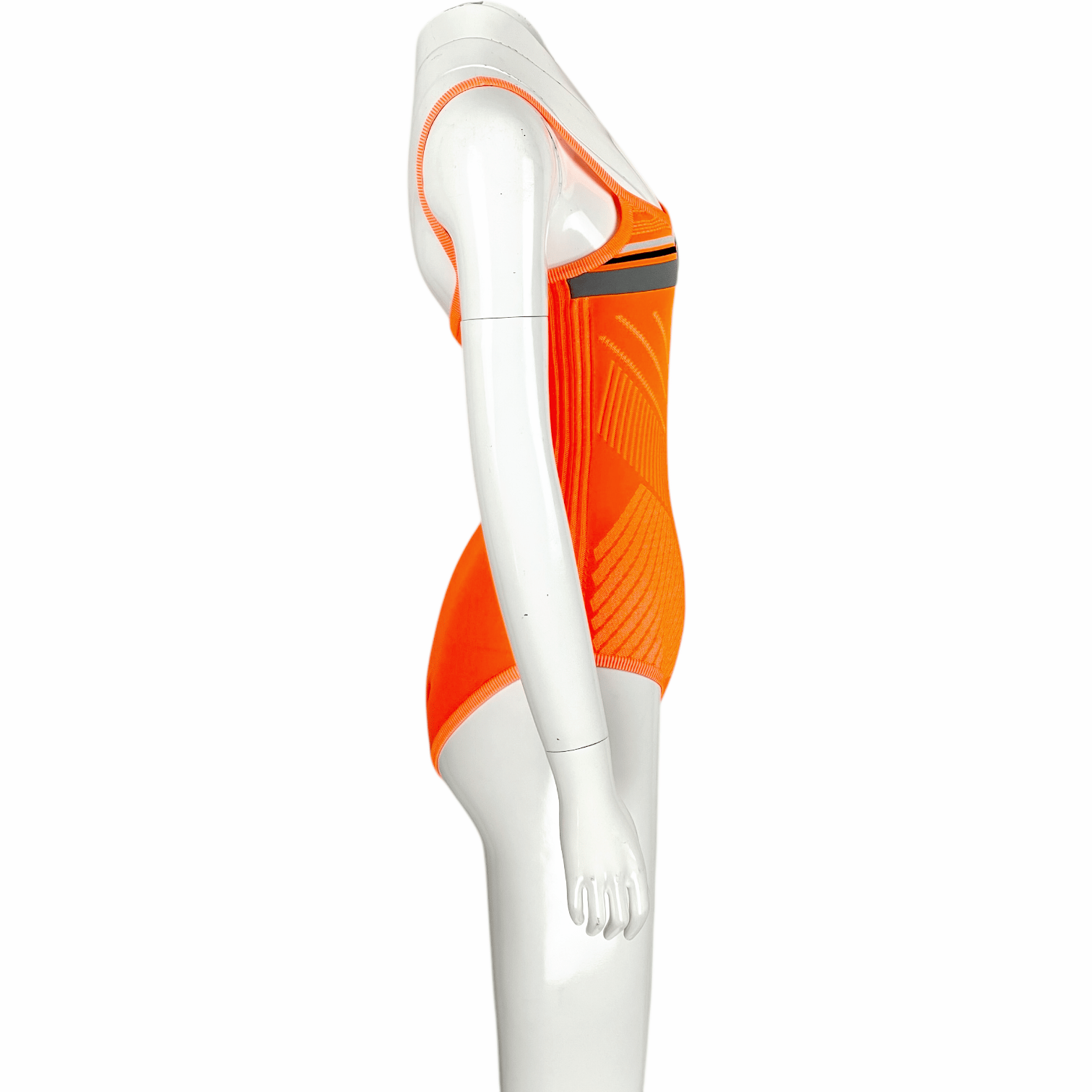 Prada Orange Grey Black Swimsuit IT38
