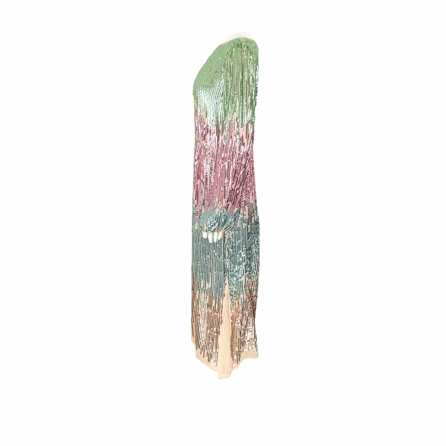 Rixo Ombre Sequin Dress L