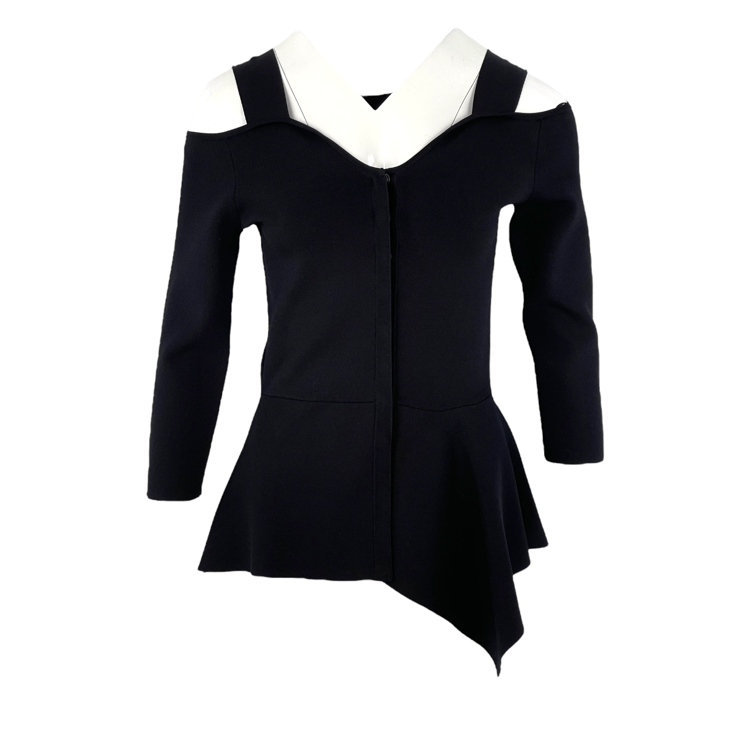 Roland Mouret Black Blouse S