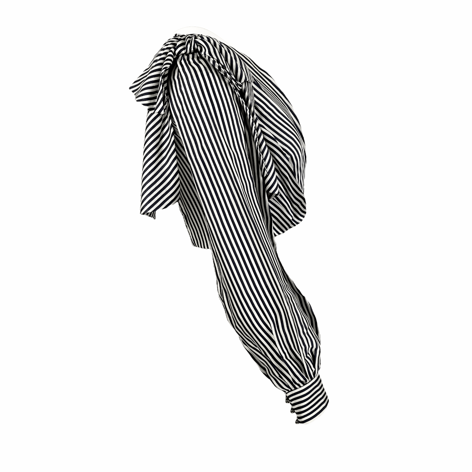 Zimmermann Single Sleeve Blouse With Stripe Pattern 1