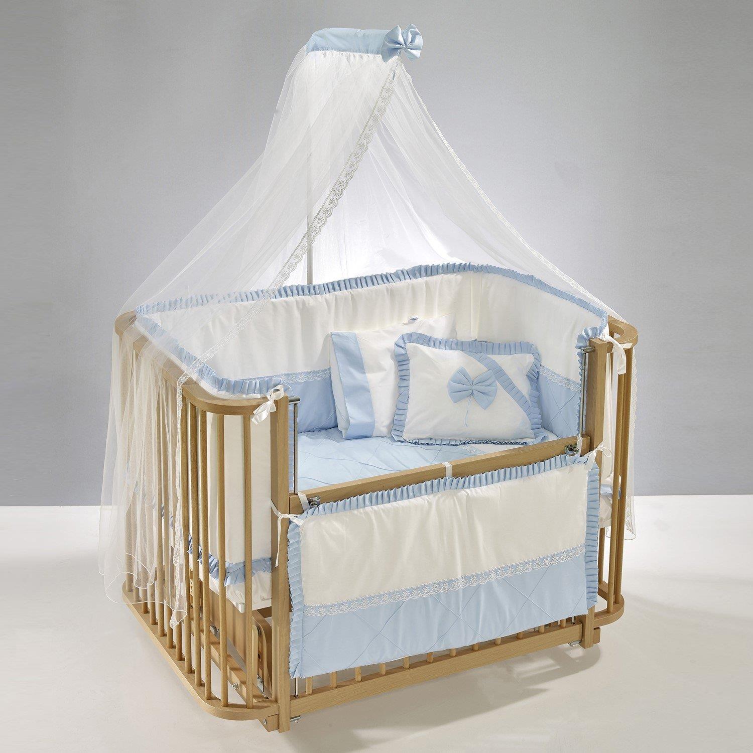 Meltem Bambino Sallanır Ahşap Anne Yanı Beşik - 70x110 cm (naturel