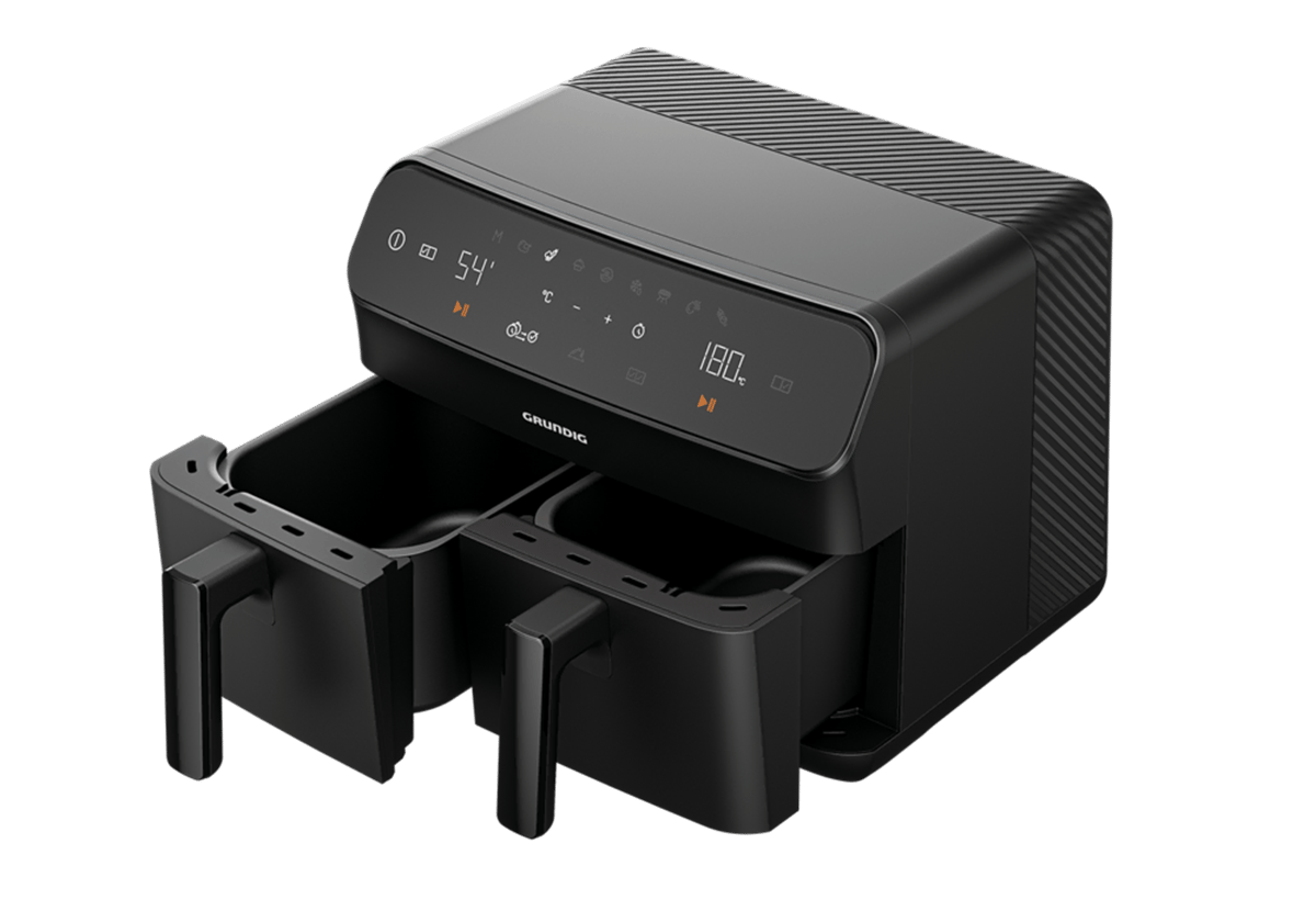 Grundig FR 7284 Airfit Twin Çiftli Airfryer 8.5 lt Yağsız Fritöz