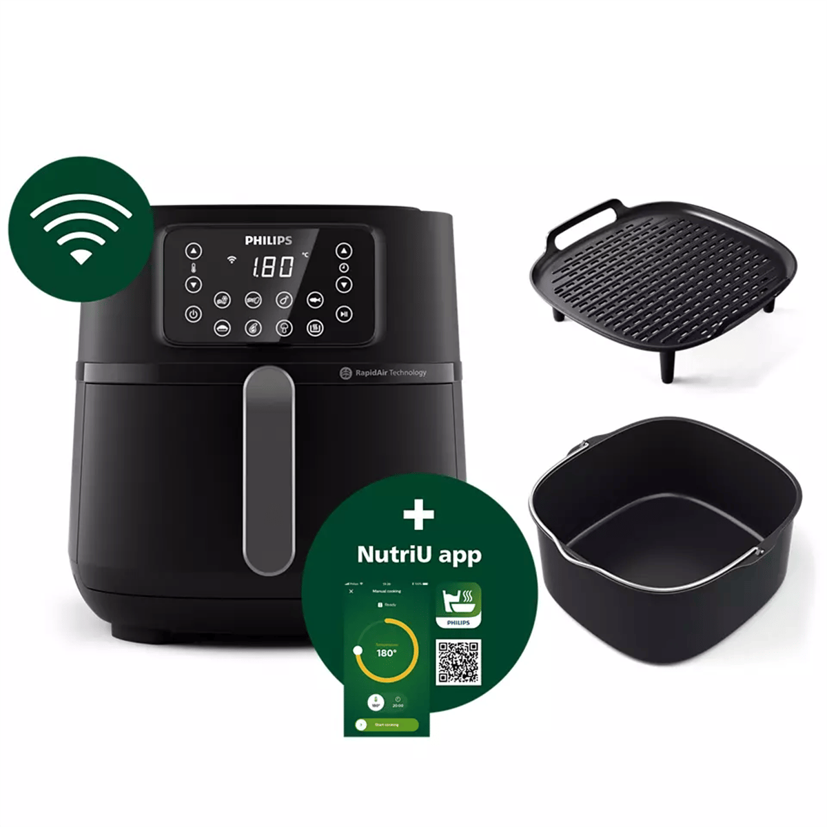 Philips Airfryer HD9285/96 5000 Serisi XXL Connected 7.2 lt Yağsız Fritöz