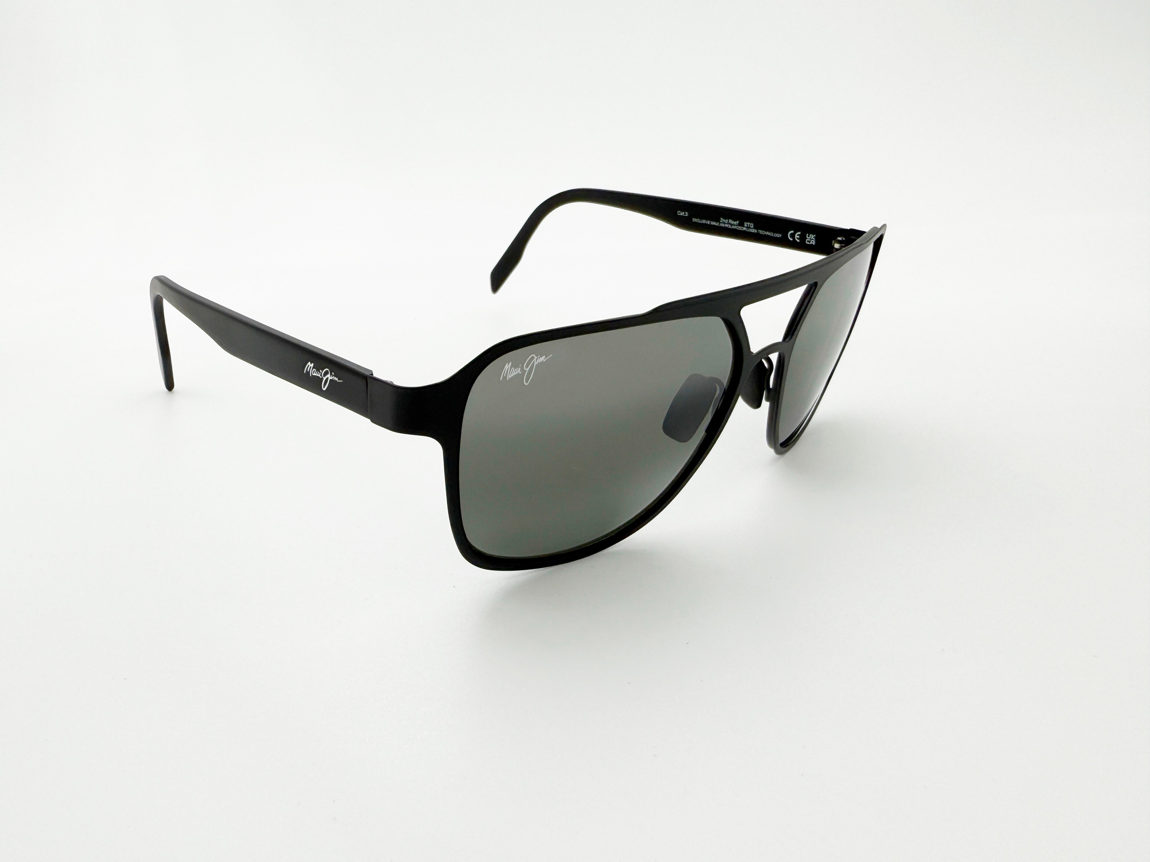 【中古】 Jim Matheos / Away With Words MAUI JIM 0607 001 59 Erkek Güneş Gözlüğü
