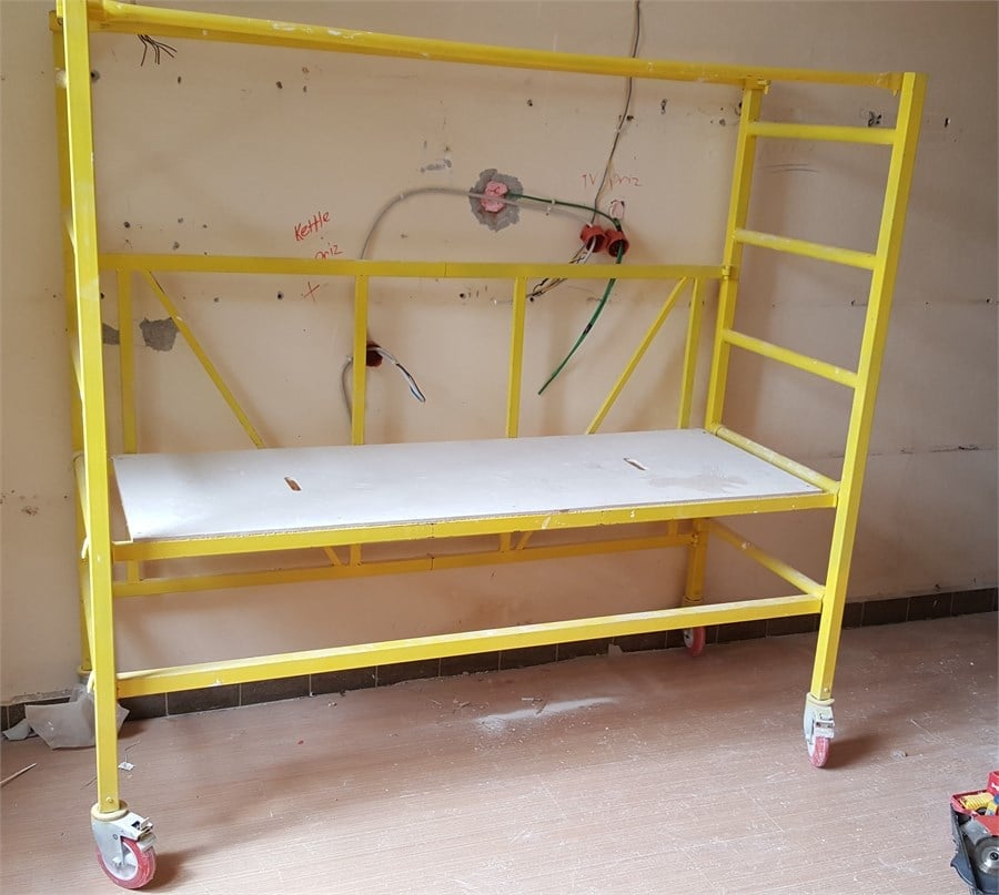 Tekerlekli Katlanır Mobil iskele 185 cm