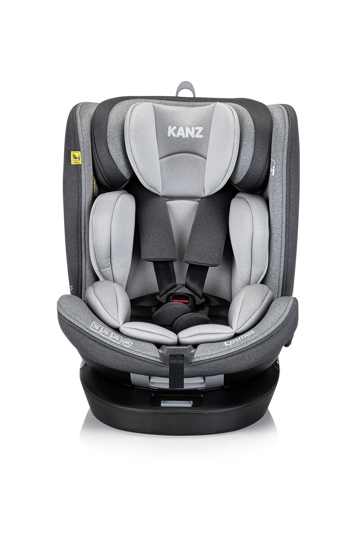 Kanz Cosmos i-Size(0-36kg) 360 Dönebilen Oto Koltuğu Gri|GRUP 0+1+